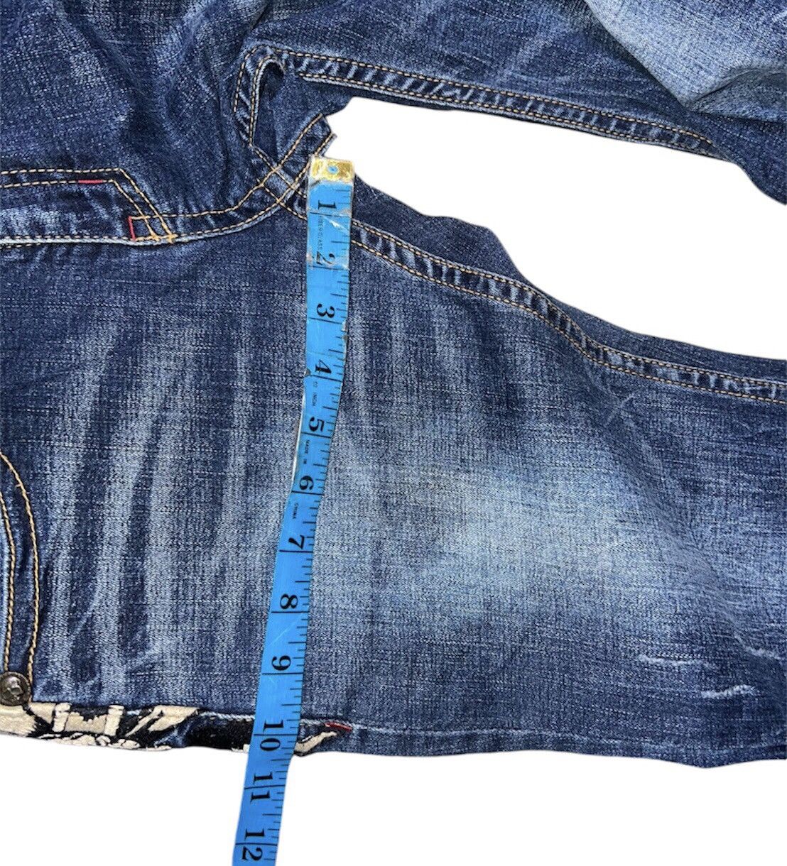 Affliction × If Six Was Nine × Japanese Brand Rare design Red pepper jeans Size US 31 - 13 Thumbnail
