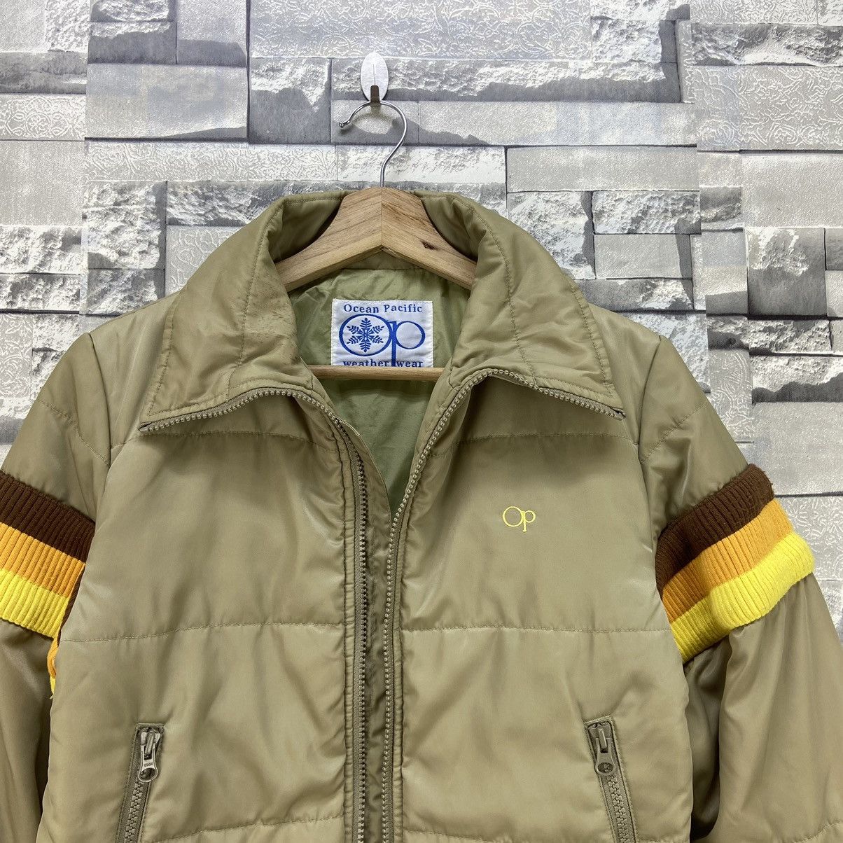 Ocean Pacific × Vintage Vintage Ocean Pacific Stylish Down Jacket Size S / US 4 / IT 40 - 4 Thumbnail