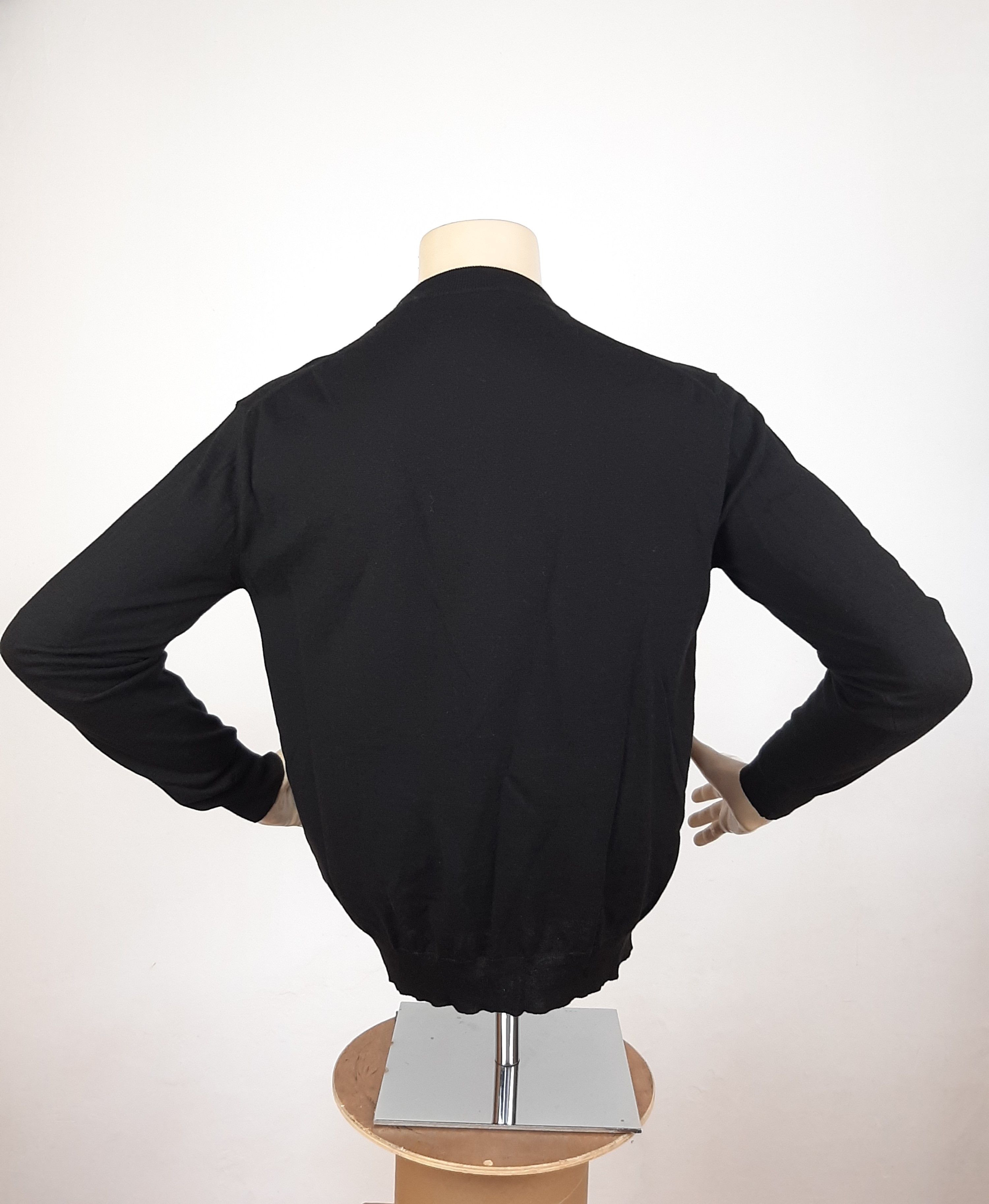 Versace Versace Medusa Via Gesu Milano Sweater Black Men's Size 48 M Size US M / EU 48-50 / 2 - 5 Thumbnail