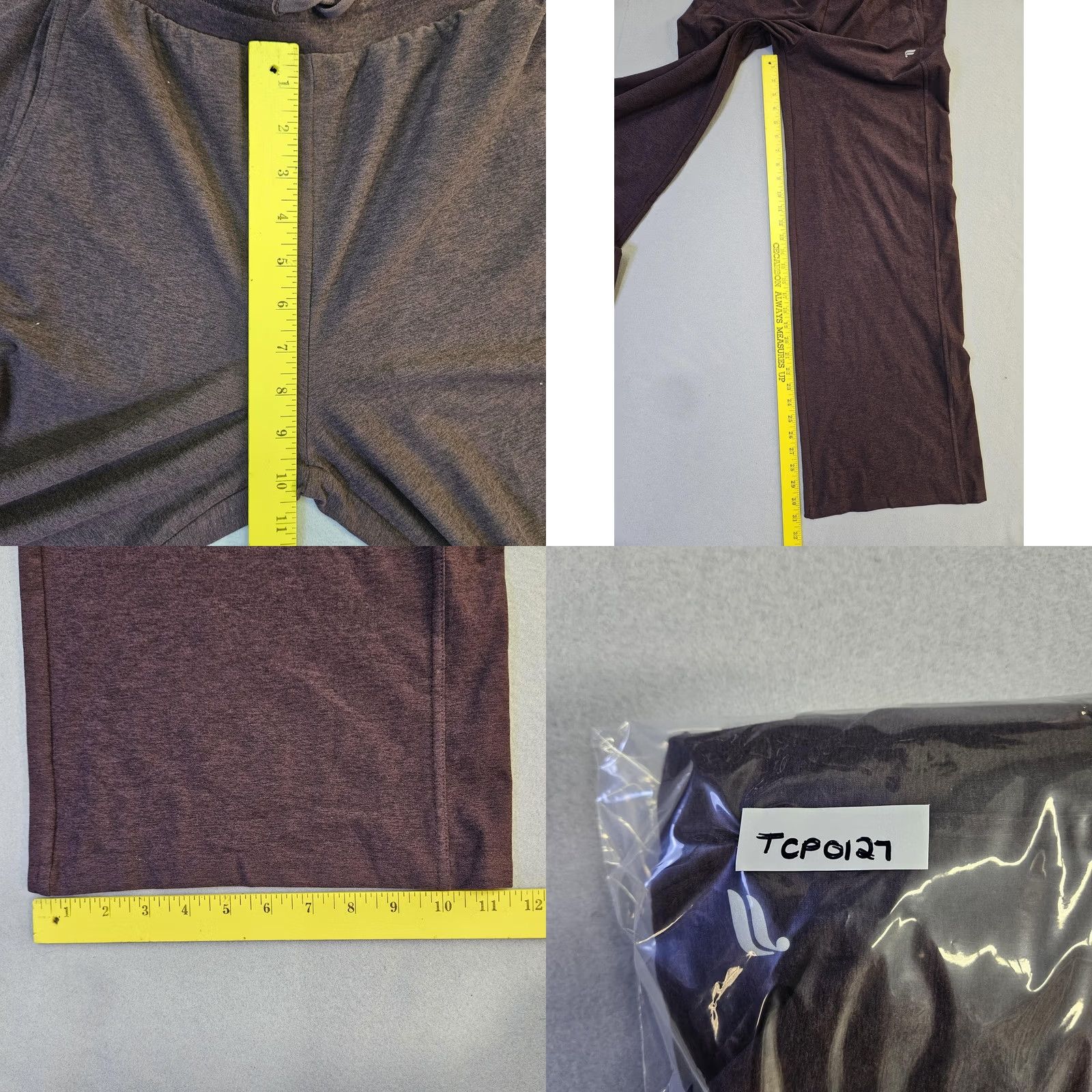 Fabletics Fabletics Sweatpants Womens Medium Purple Wide Leg Drawstring Pockets Lounge Size 32" / US 10 / IT 46 - 8 Thumbnail