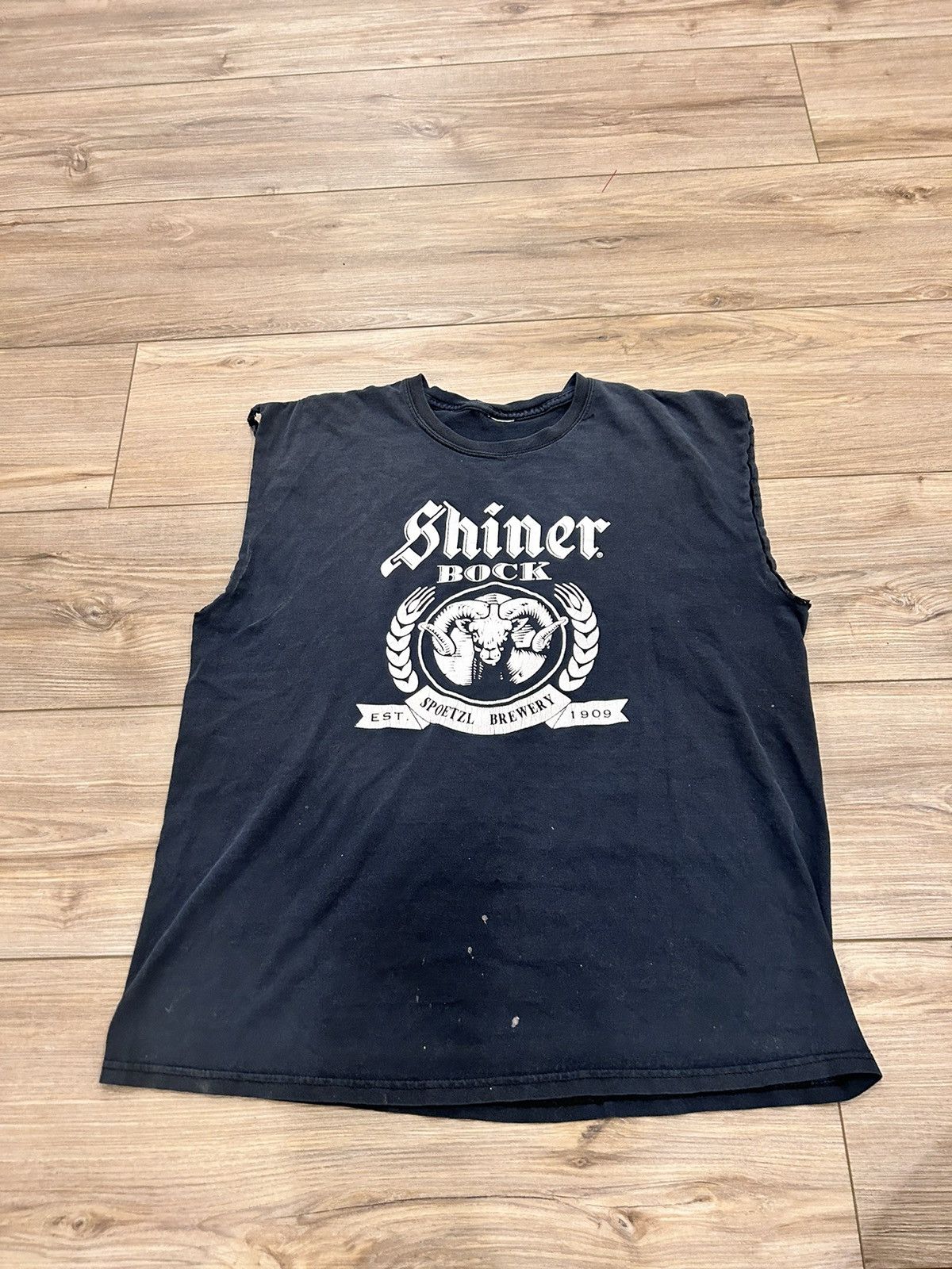 Vintage Shiner Bock Beer sleeveless shirt Size US L / EU 52-54 / 3 - 2 Thumbnail