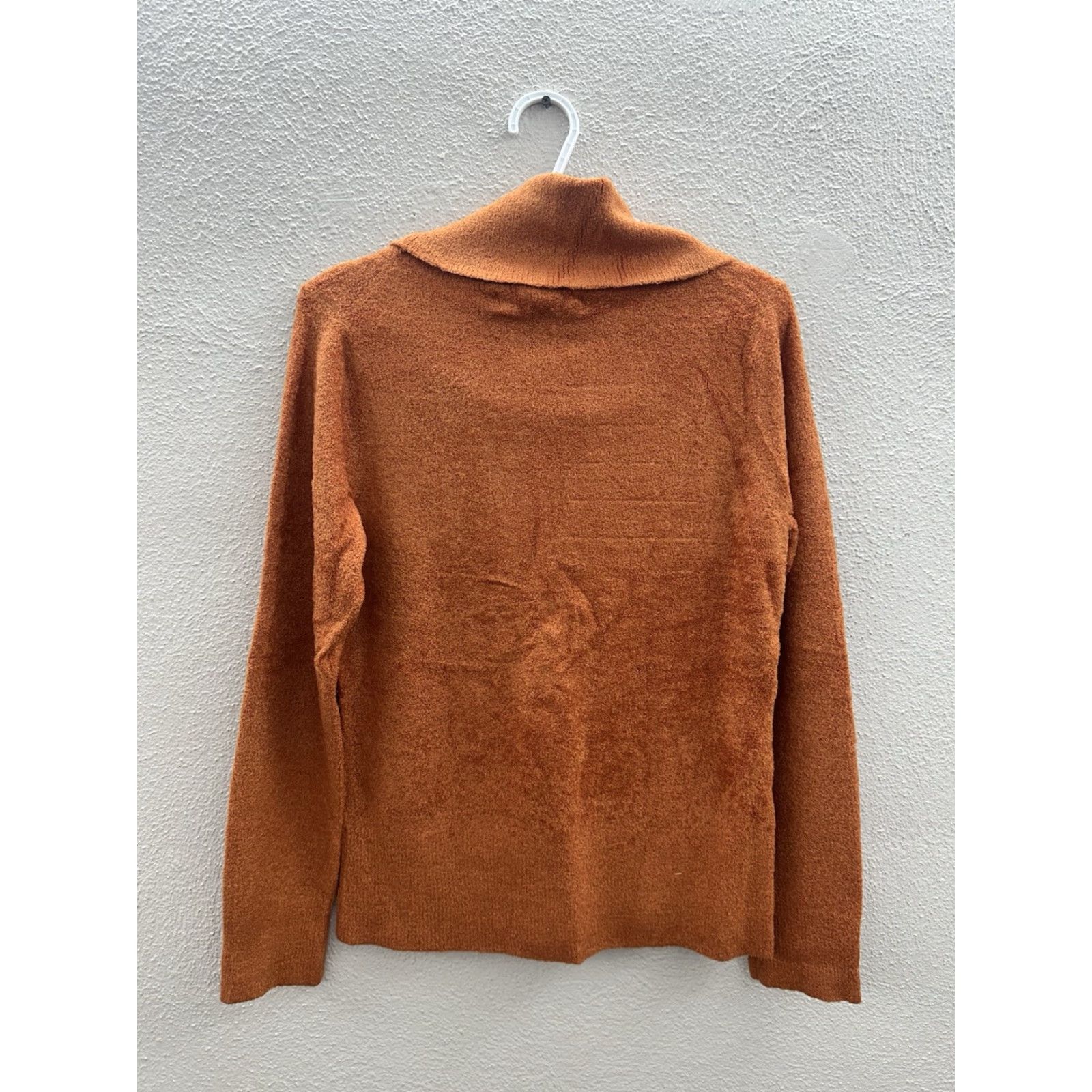 Jim Thompson Norm Thompson Womens Sweater XL Orange Long Sleeve Turtleneck Pullover All Seasons Casual 90s Womens Size XL / US 12-14 / IT 48-50 - 6 Thumbnail