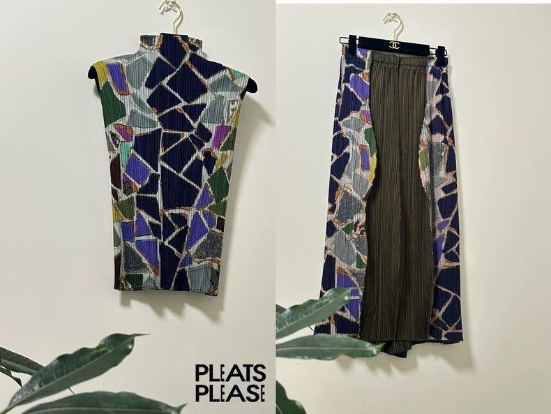Issey Miyake Issey Miyake Diamond Pattern Set - dmc Size US M / EU 48-50 / 2 - 1 Thumbnail