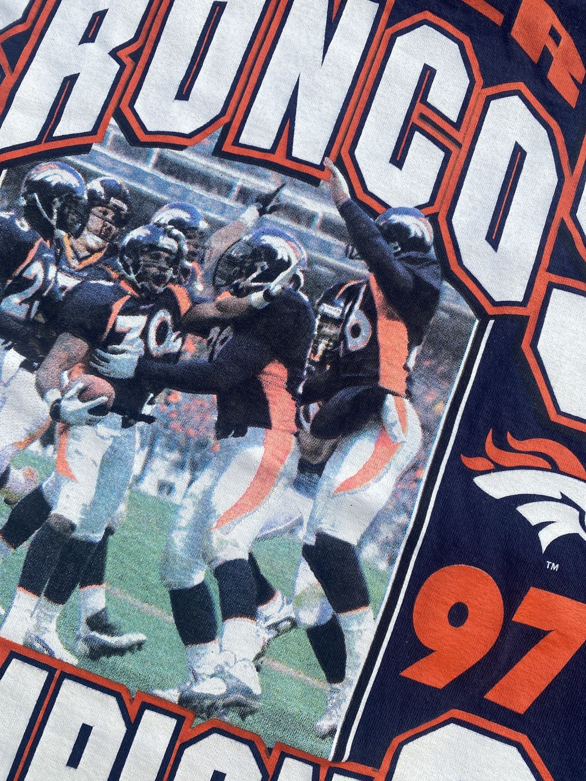 Vintage 1997 Denver Broncos Champions shirt sz XL Size US XL / EU 56 / 4 - 4 Thumbnail