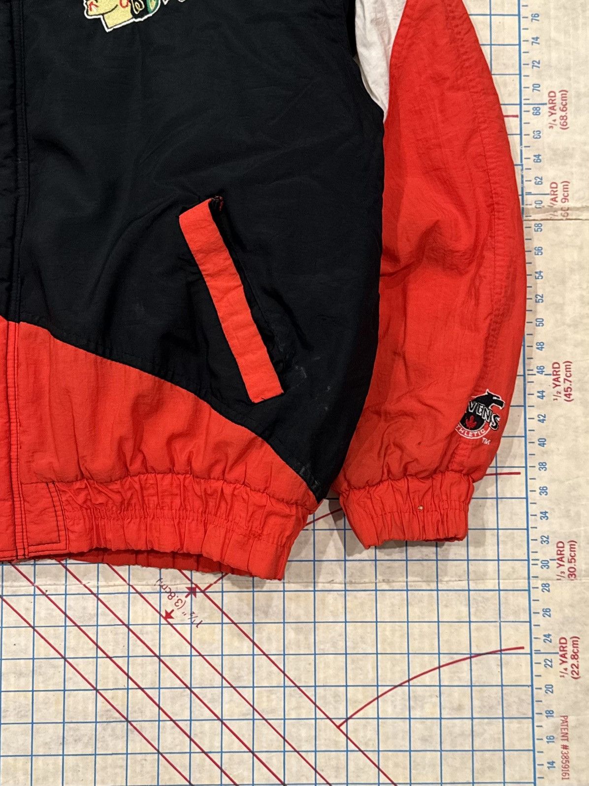 NHL Vintage Chicago Blackhawks NHL Ravens Athletics Jacket XLFit Size US XL / EU 56 / 4 - 3 Thumbnail