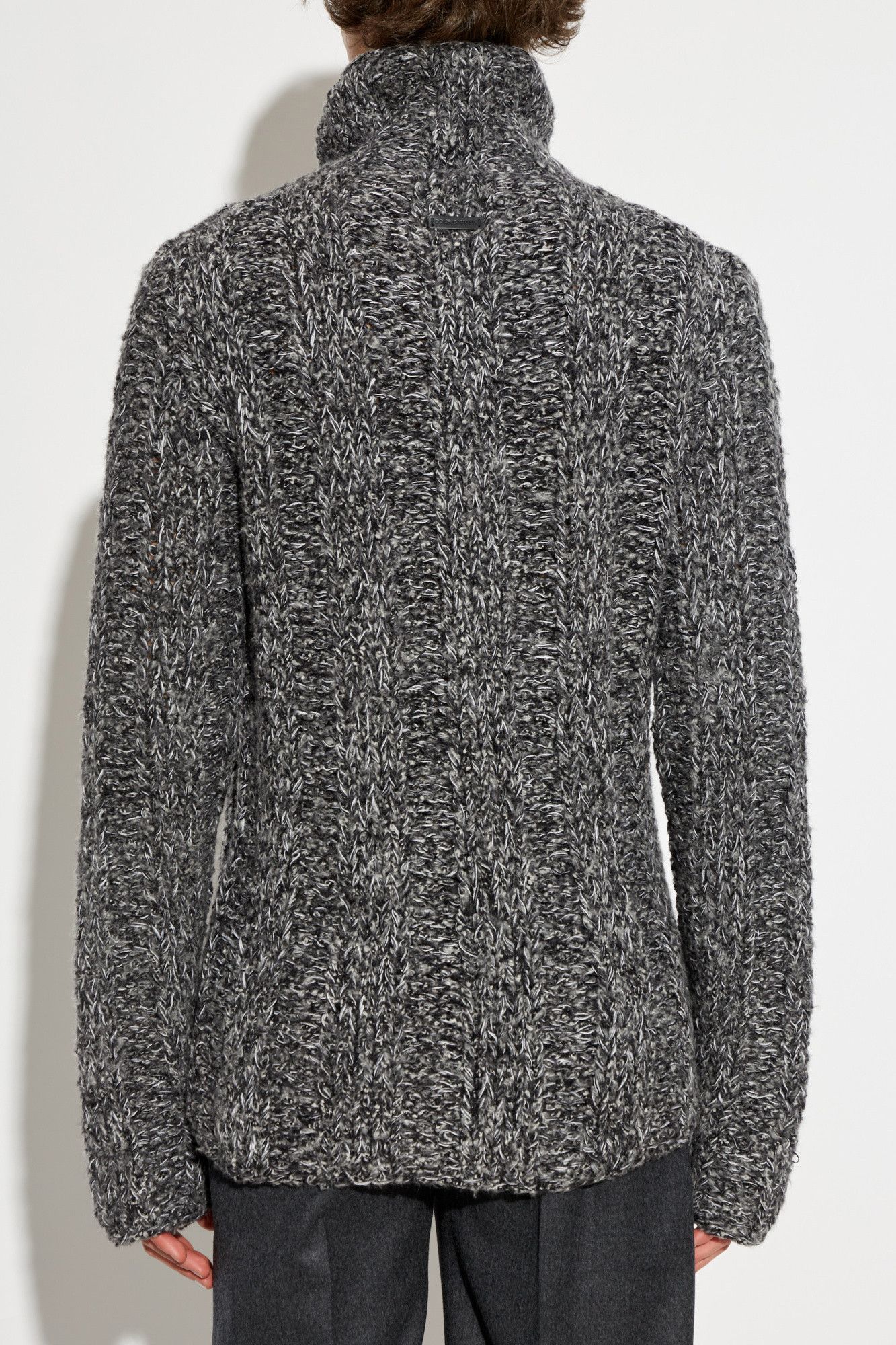 Dolce & Gabbana o1s22i1n0225 Turtleneck Sweater in Grey Size US M / EU 48-50 / 2 - 4 Thumbnail