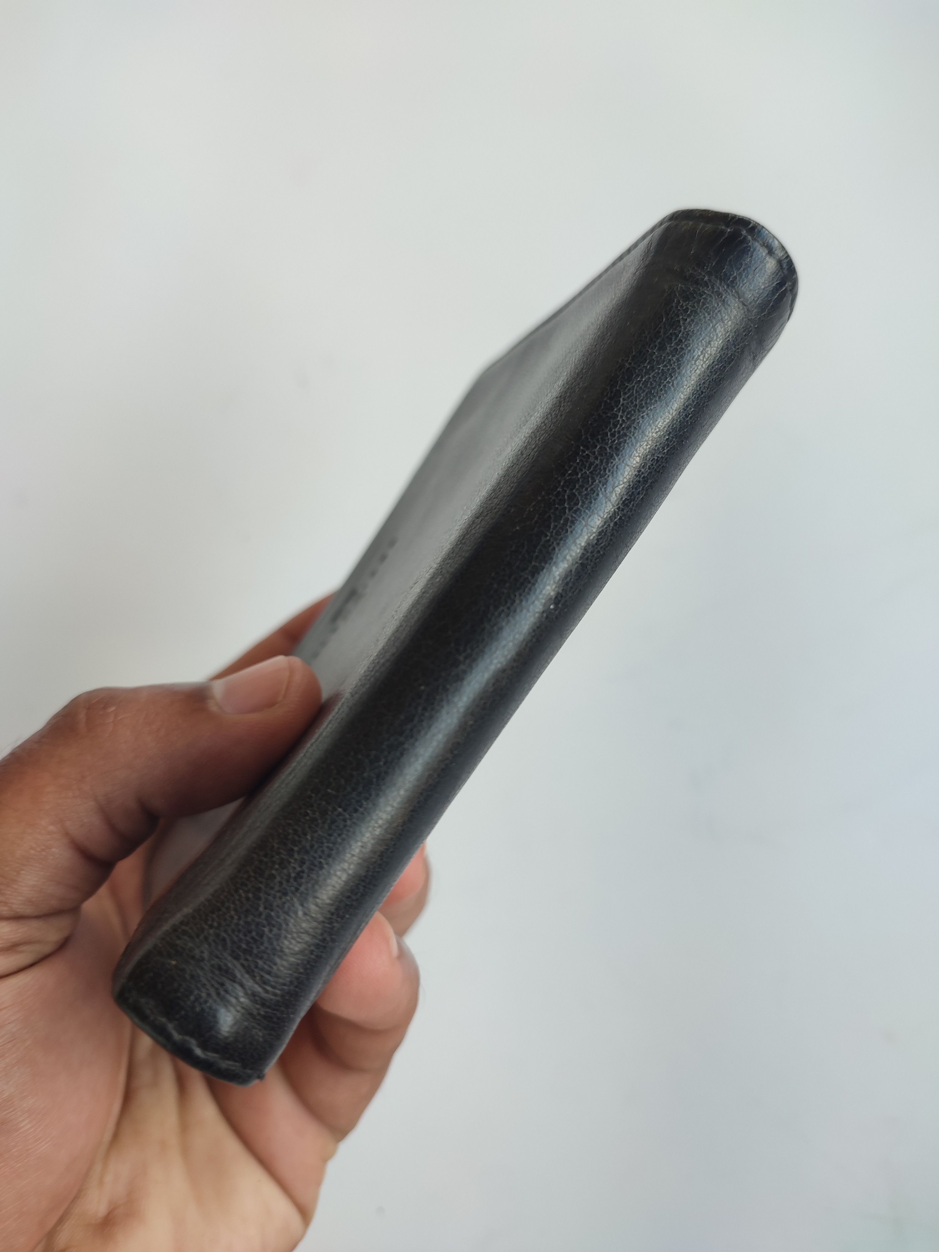 Balenciaga Balenciaga Black Leather Wallet Size ONE SIZE - 4 Thumbnail