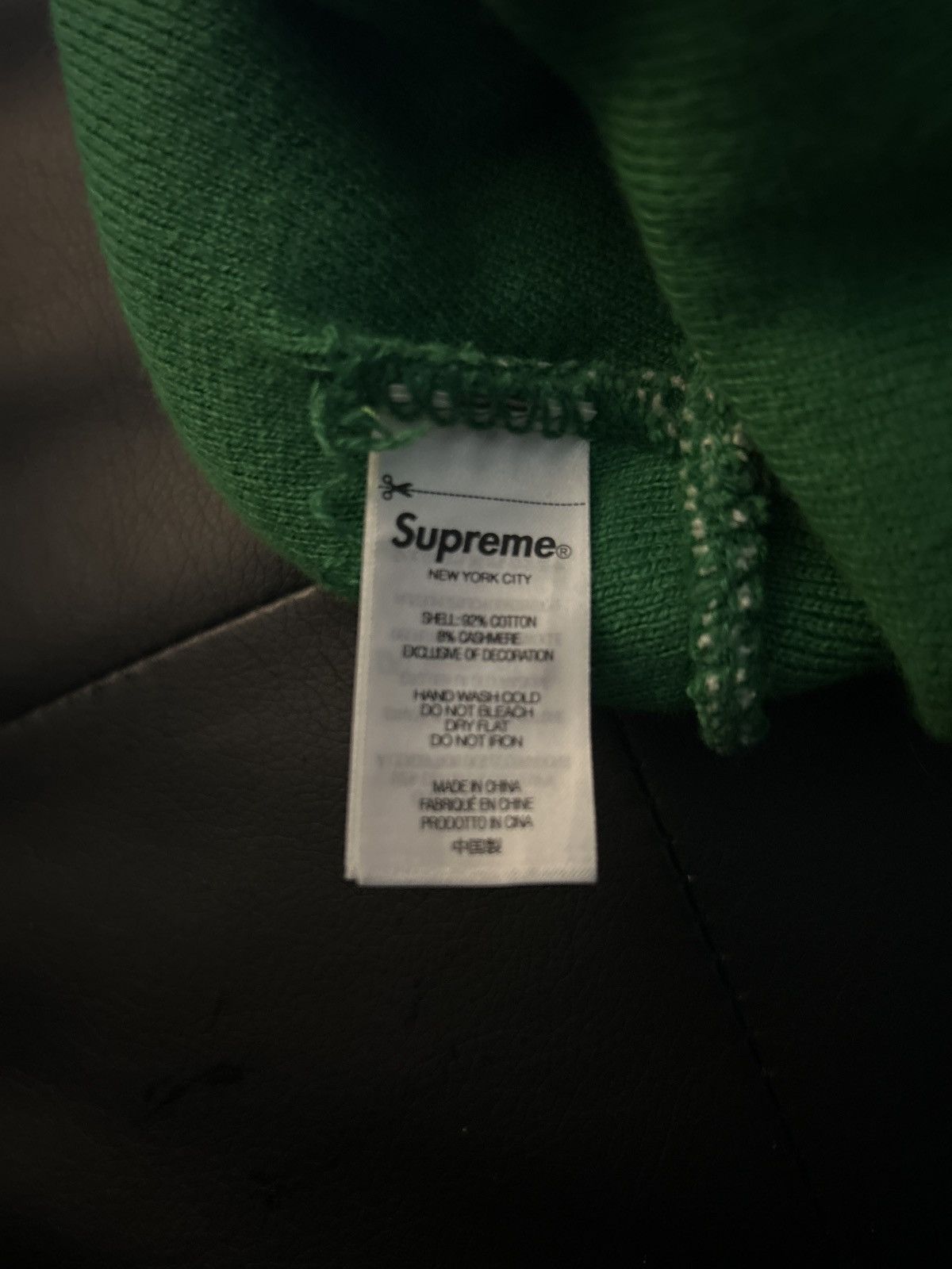 Supreme Supreme Beanie Big Logo Green Size ONE SIZE - 3 Thumbnail