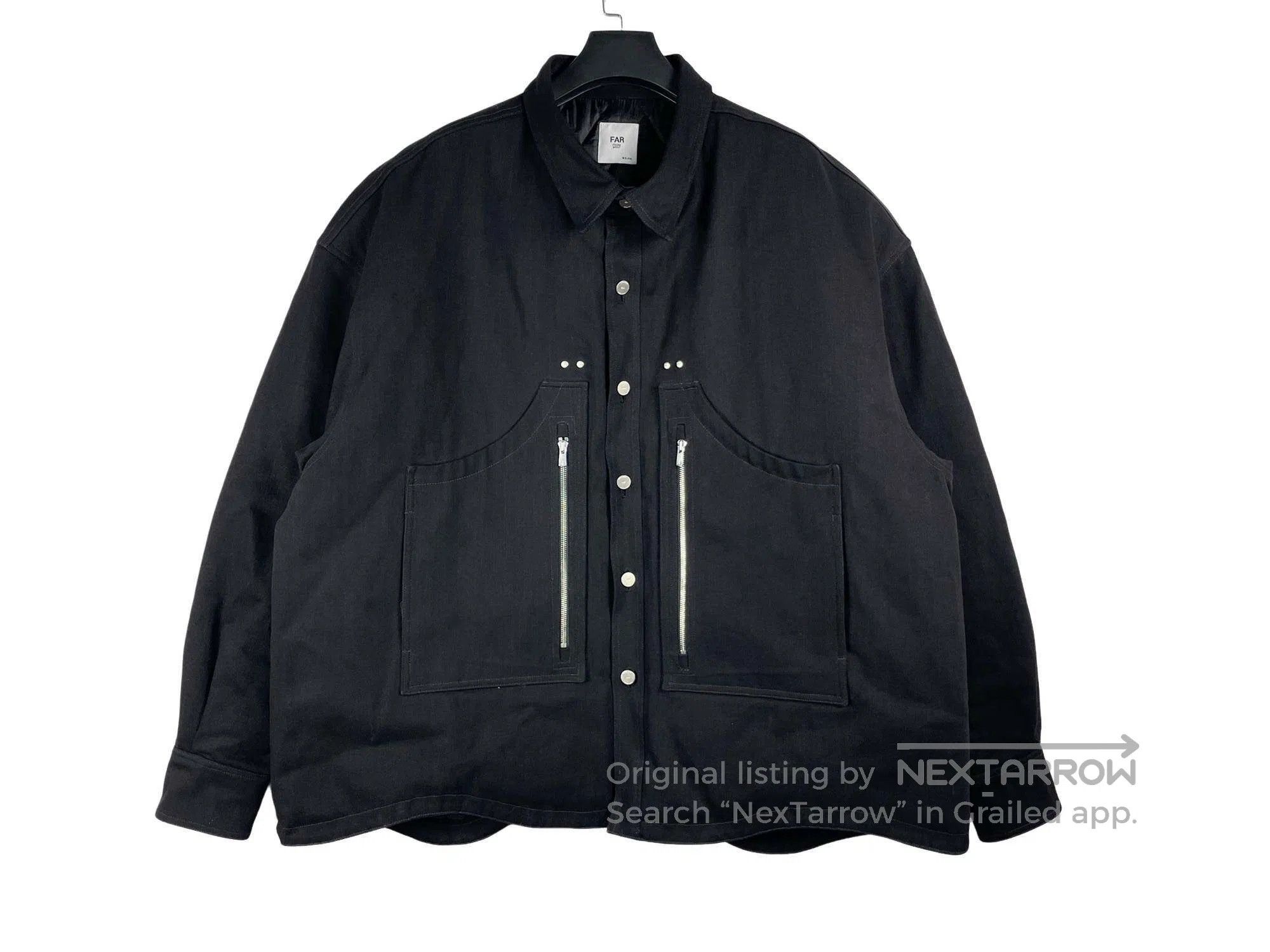Other Far Archive Padded Denim Jacket with Silhouette Shape Size US M / EU 48-50 / 2 - 1 Thumbnail