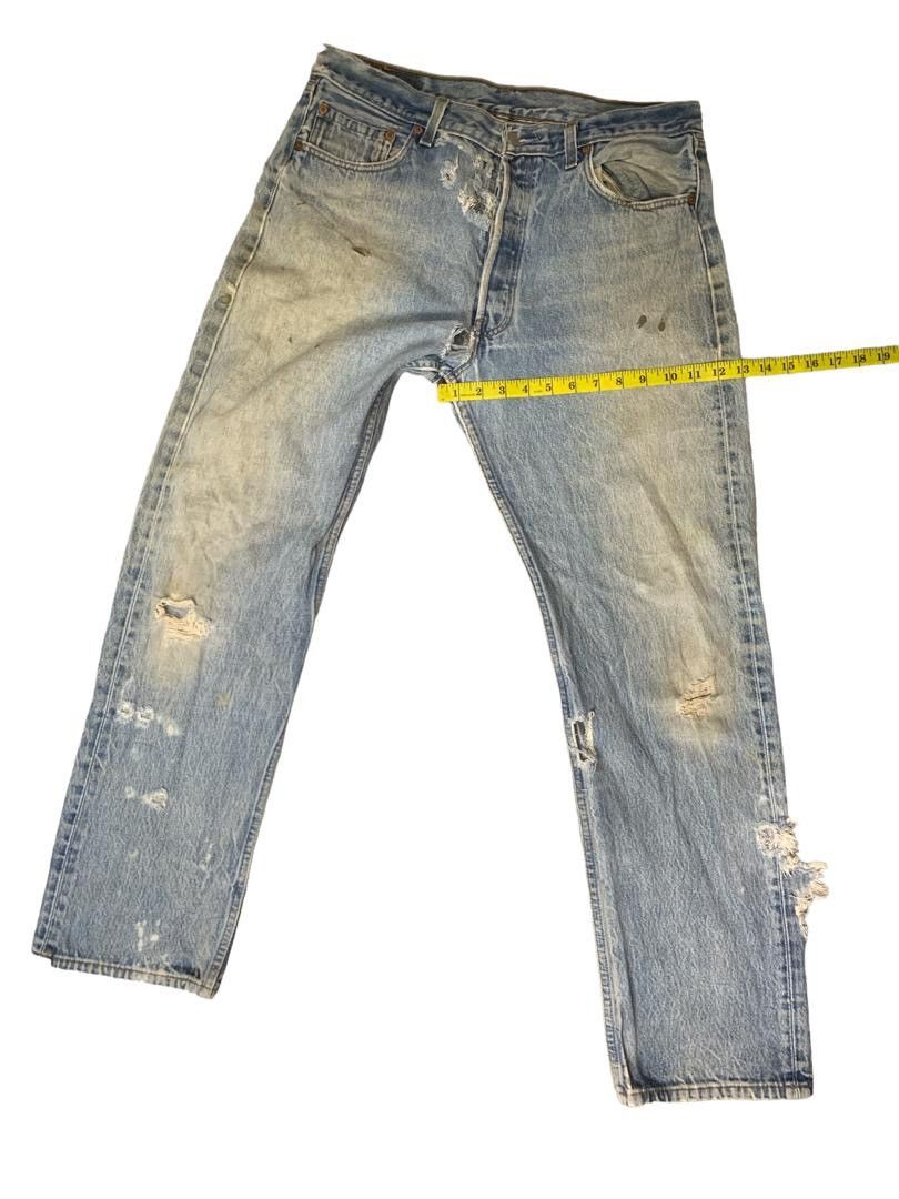 Levi's Vintage Clothing Vintage Levi’s 501 Distressed Denim Size US 34 / EU 50 - 10 Thumbnail