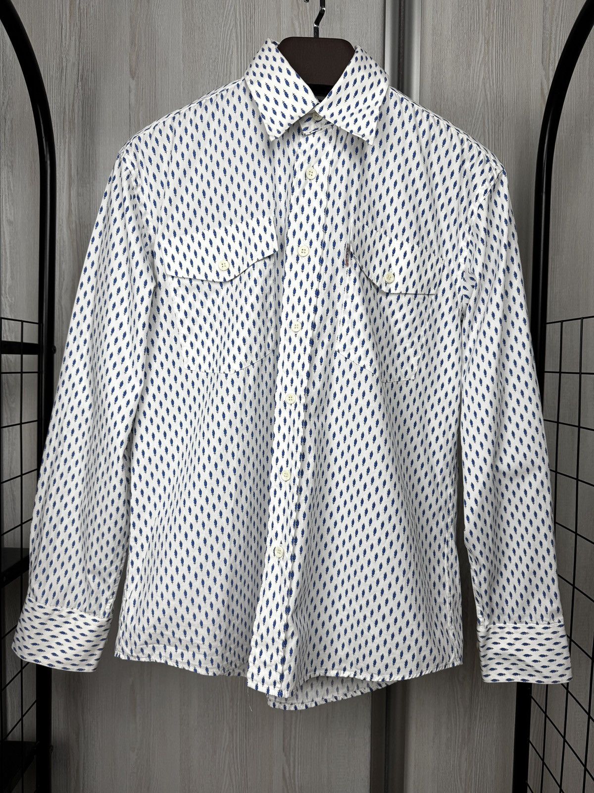 Vintage Vntg 80's MISTRAL French Western Style Floral Pattern Shirt Size US S / EU 44-46 / 1 - 2 Thumbnail