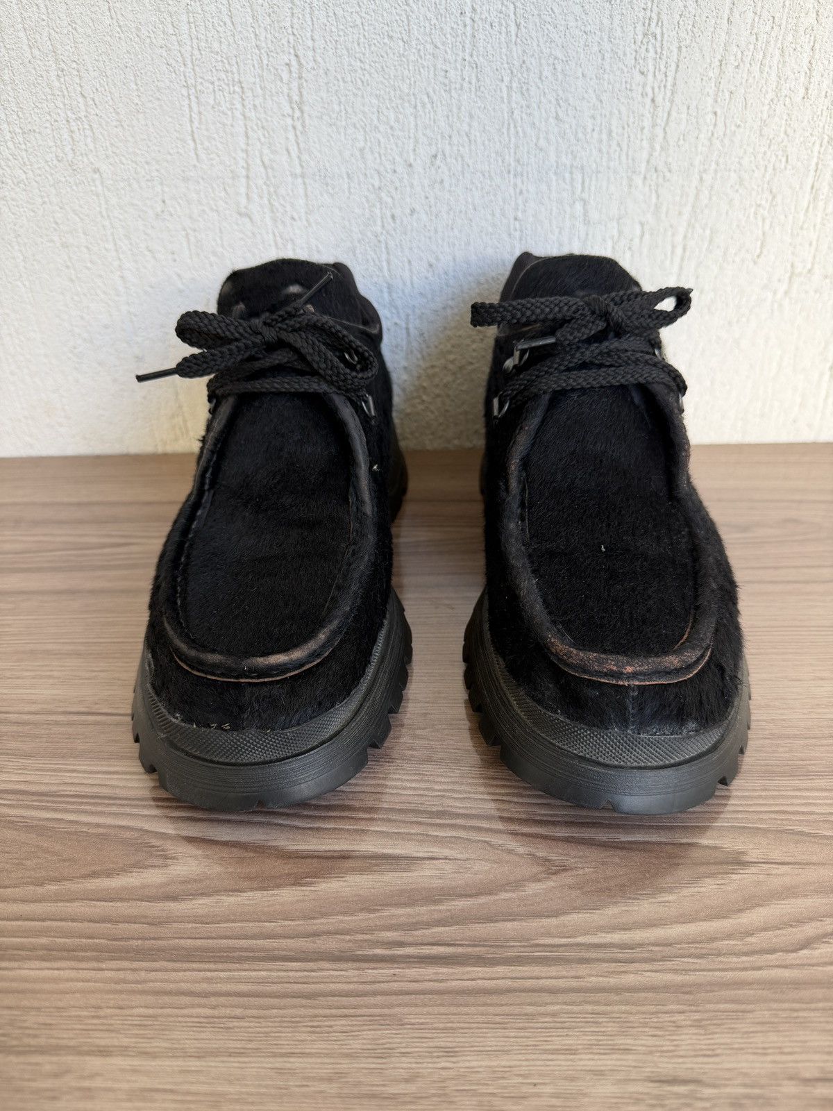 Prada Aw1999 pony hair lug sole derby Size US 8 / EU 41 - 5 Thumbnail