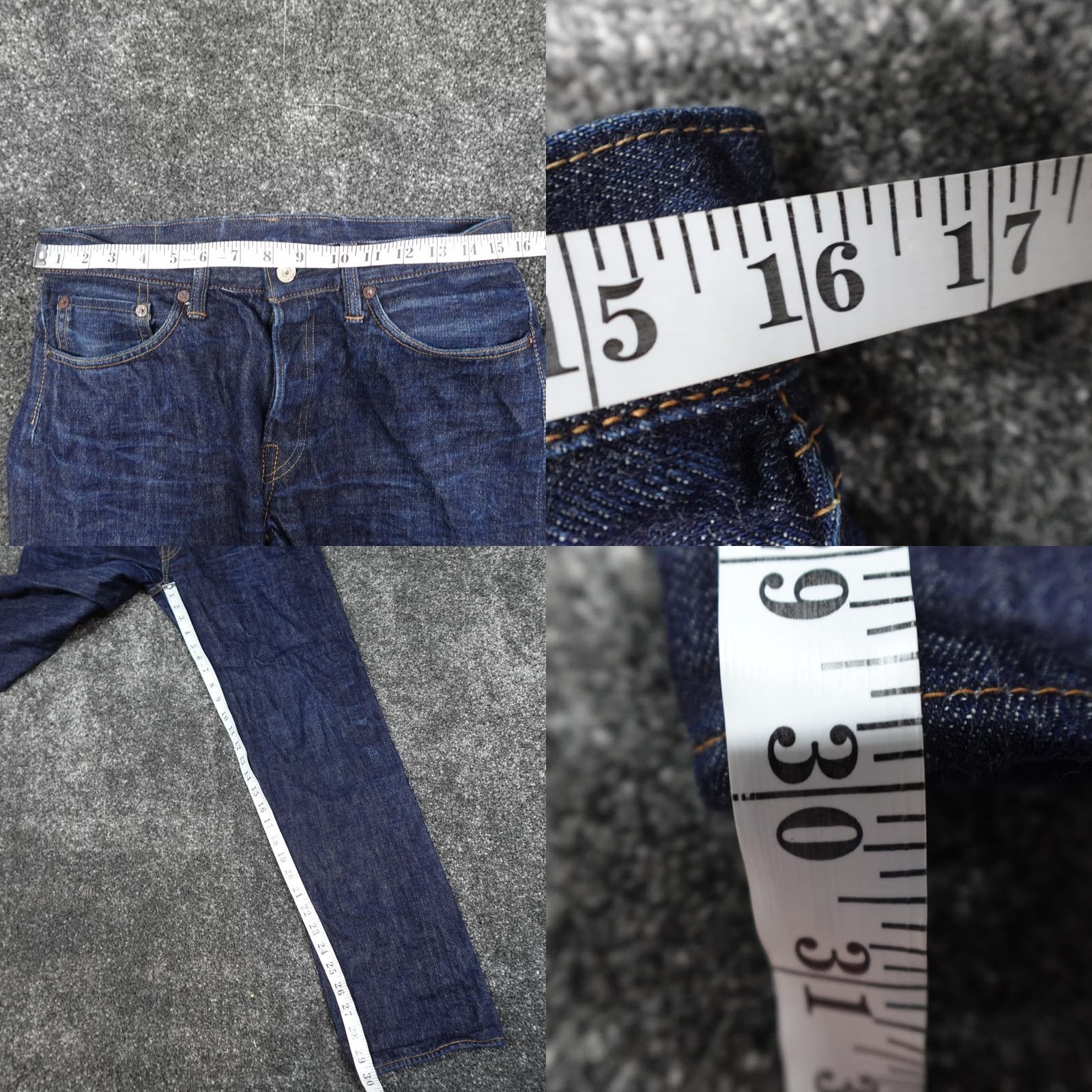 Warehouse Warehouse & Co Jeans - Selvedge Blue 32 W32 L30 Mens Size US 32 / EU 48 - 8 Thumbnail