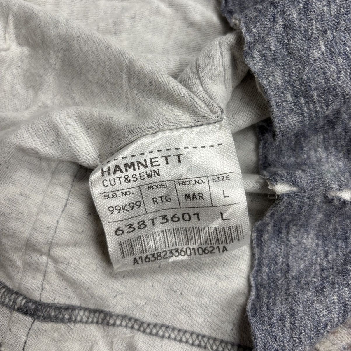 Katharine Hamnett London 2000s Katharine Hamnett - Cross Patchwork Vneck Longsleeve Size US M / EU 48-50 / 2 - 8 Thumbnail