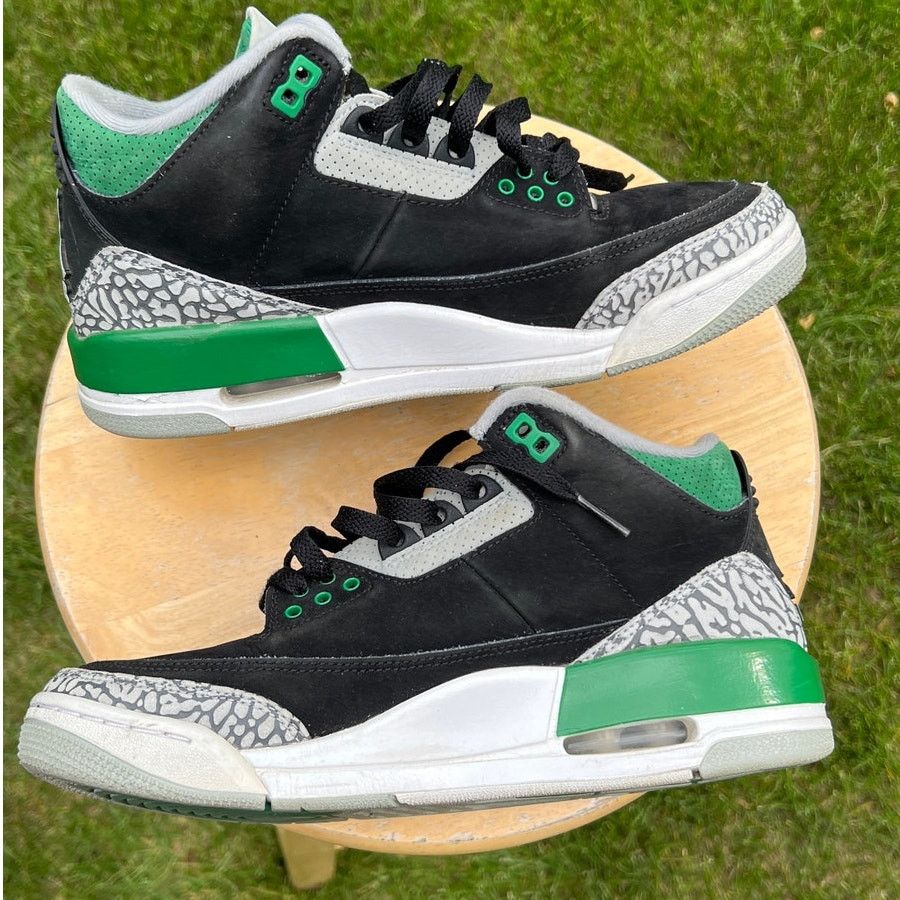 Jordan Brand × Nike Nike Air Jordan 3 Retro Pine Green Men's Shoes - Size 7 Size US 7 / EU 40 - 3 Thumbnail