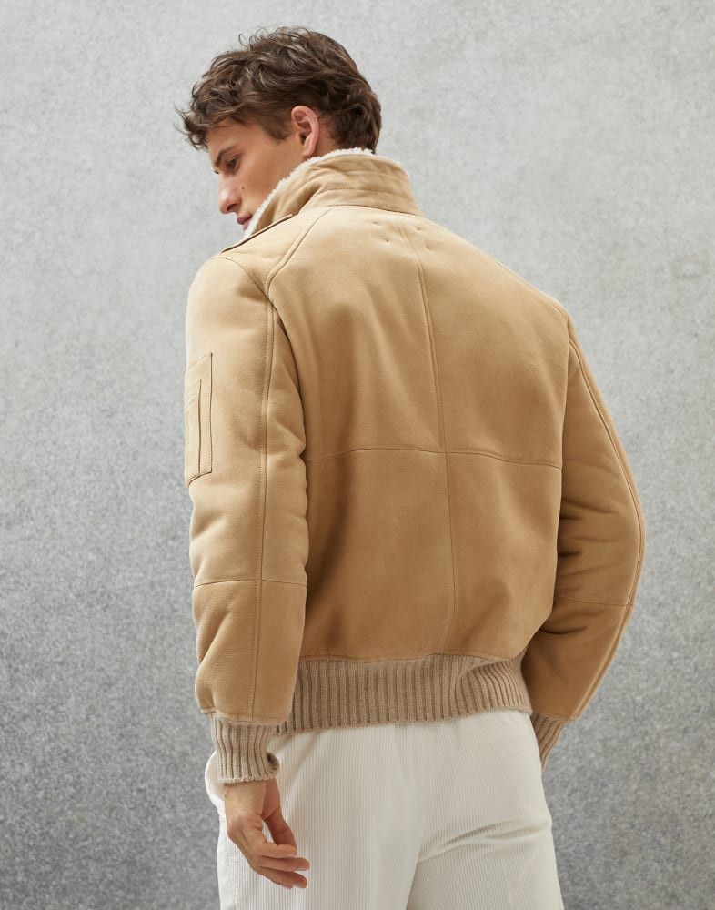 Brunello Cucinelli Jacket in Beige Size US L / EU 52-54 / 3 - 4 Thumbnail