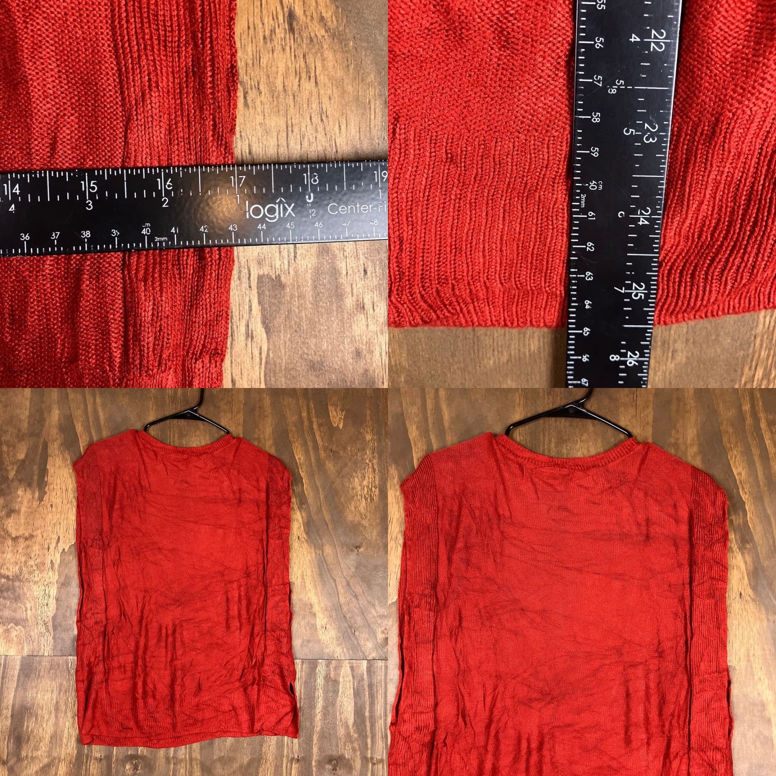 Banana Republic Banana Republic Womens Vest Knit Round Neck Sleeveless M Orange Sweater Casual Workwear Size M / US 6-8 / IT 42-44 - 8 Thumbnail