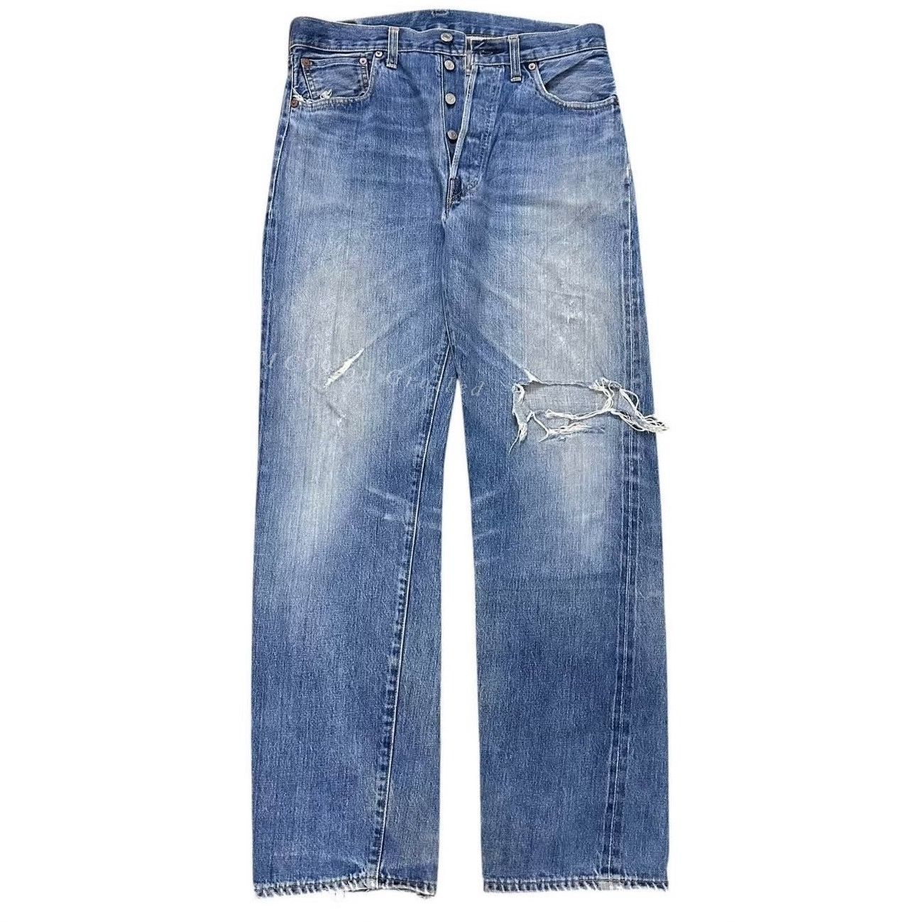 Levi's Levi's Vintage 501xx 1955 BigE Selvedge Denim Size US 30 / EU 46 - 1 Thumbnail