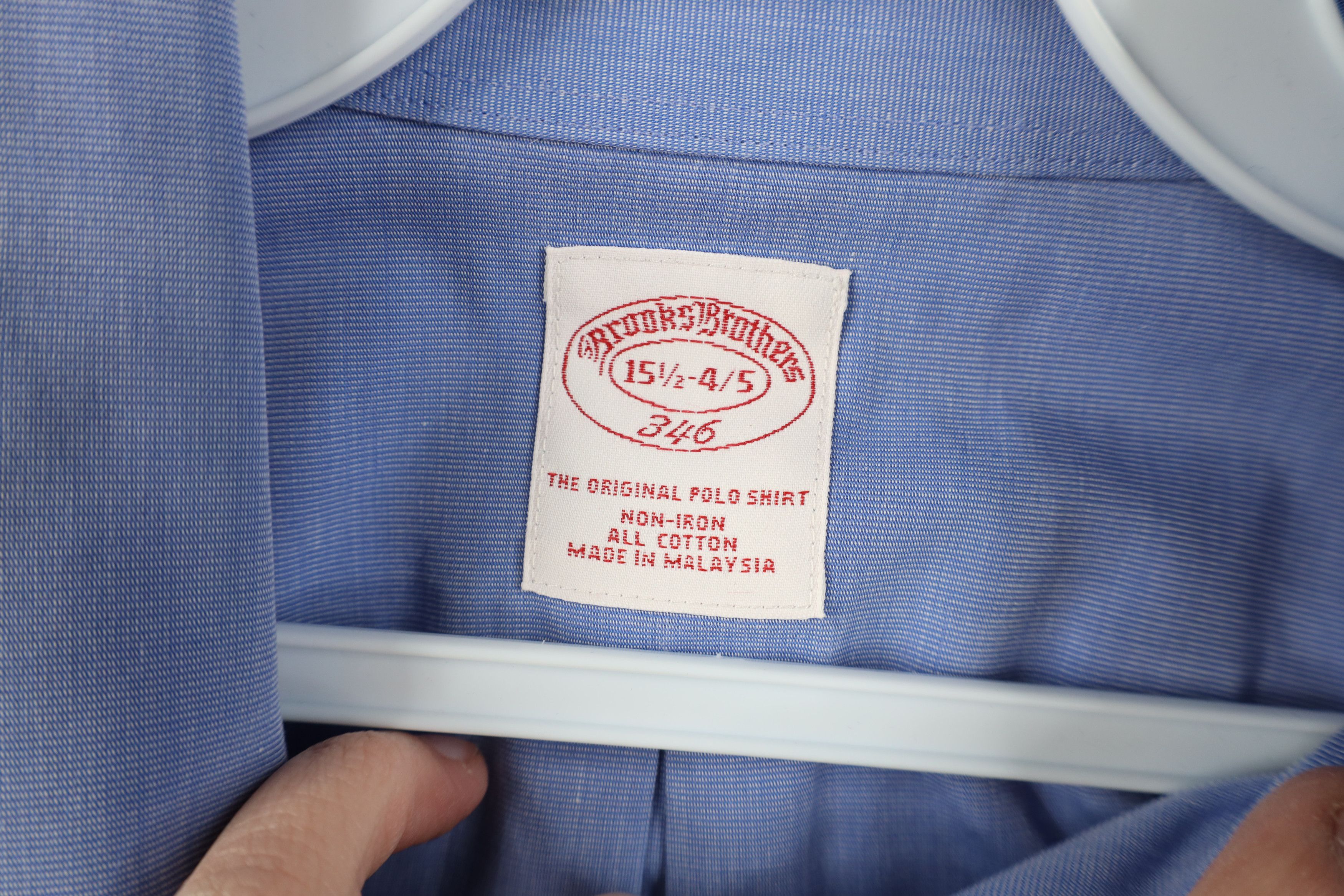 Brooks Brothers Vintage 90s Brooks Brothers Cotton Button Down Shirt Size US M / EU 48-50 / 2 - 9 Thumbnail