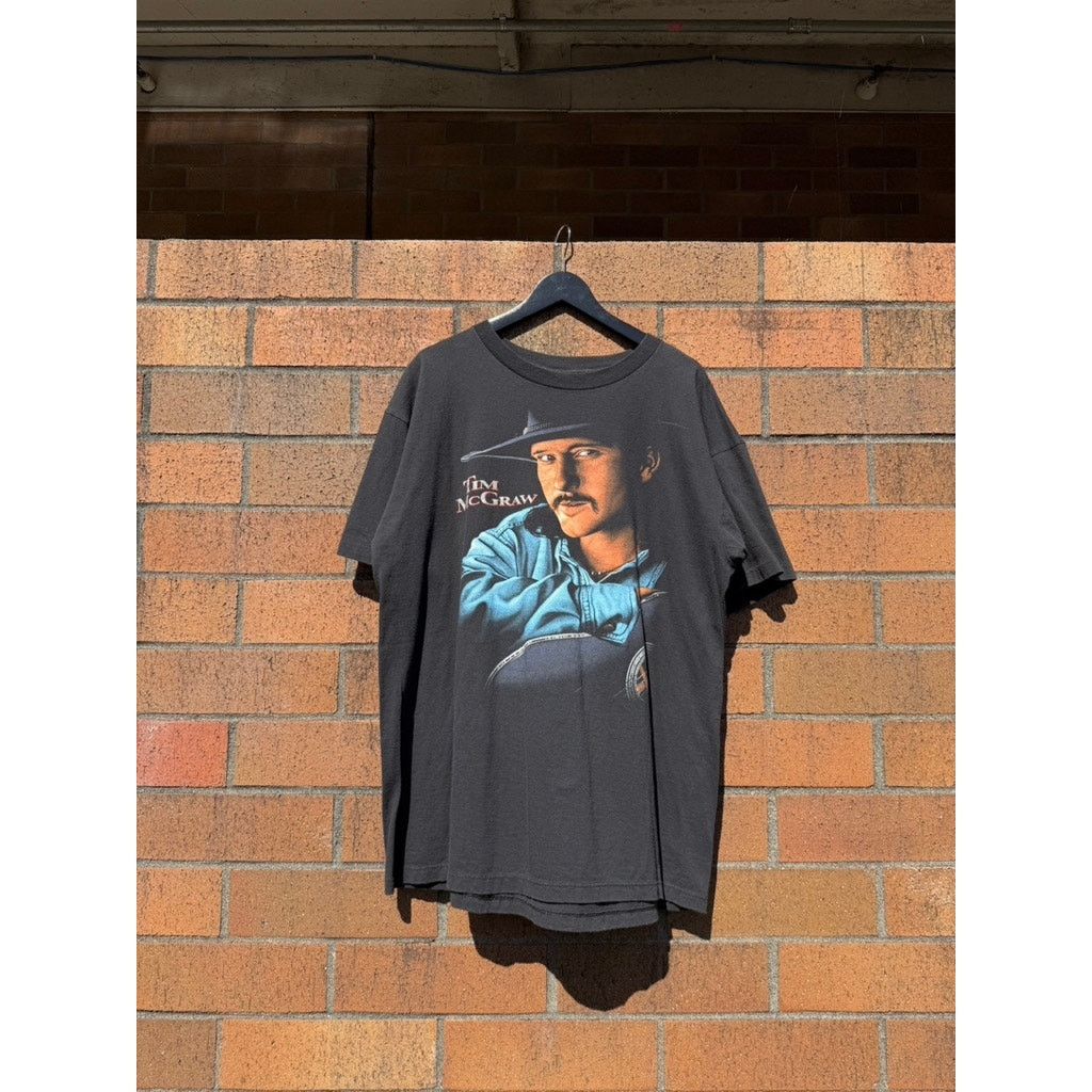 90s Tim McGraw Turbo Tonkin Vintage County Band Tee Shirt