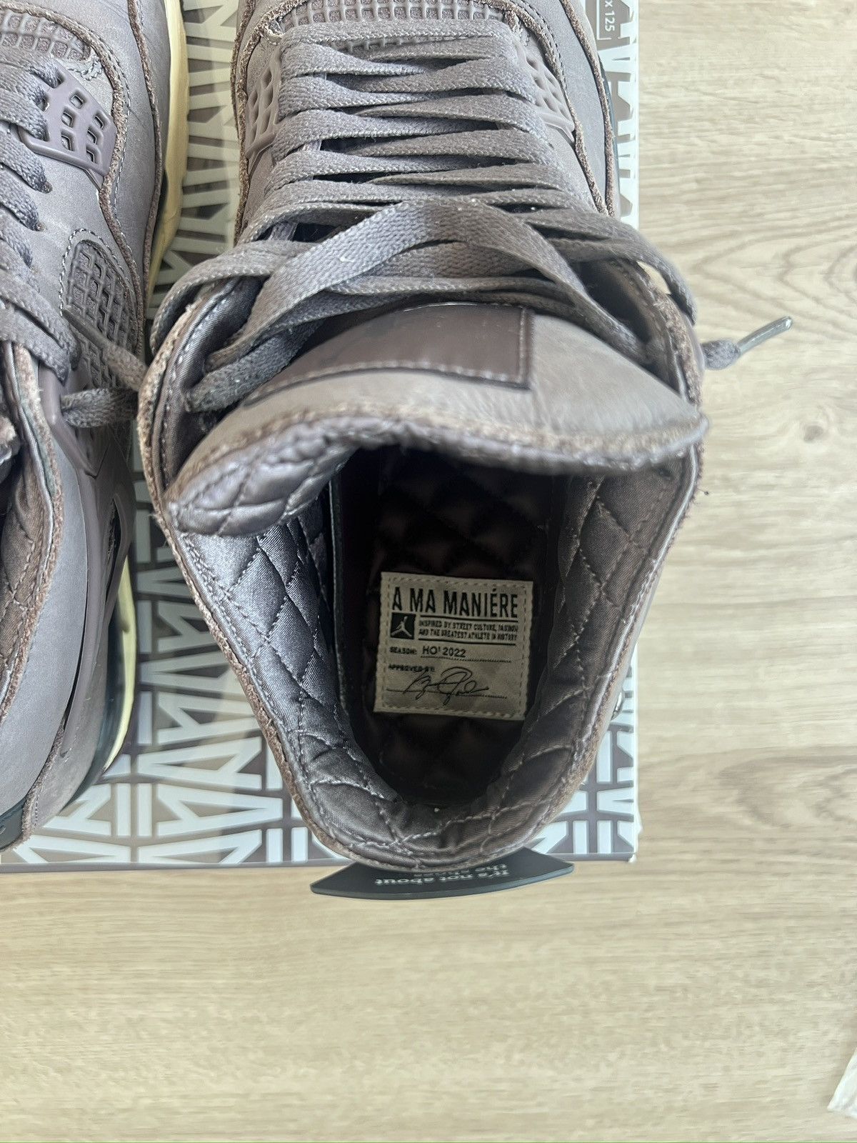 A Ma Maniere × Nike Jordan 4 A Ma Maniere "Violet Ore" - Size 10 Size US 10 / EU 43 - 15 Thumbnail
