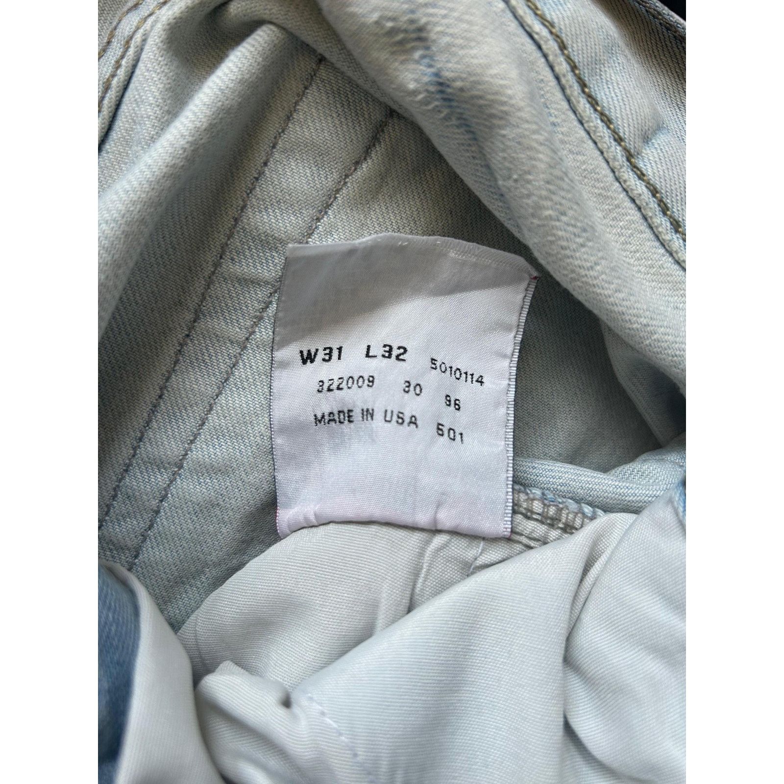 Levi's Vintage Levi's 501 USA 90s Lot 506 High Waist Straight Blue Size US 31 - 9 Thumbnail