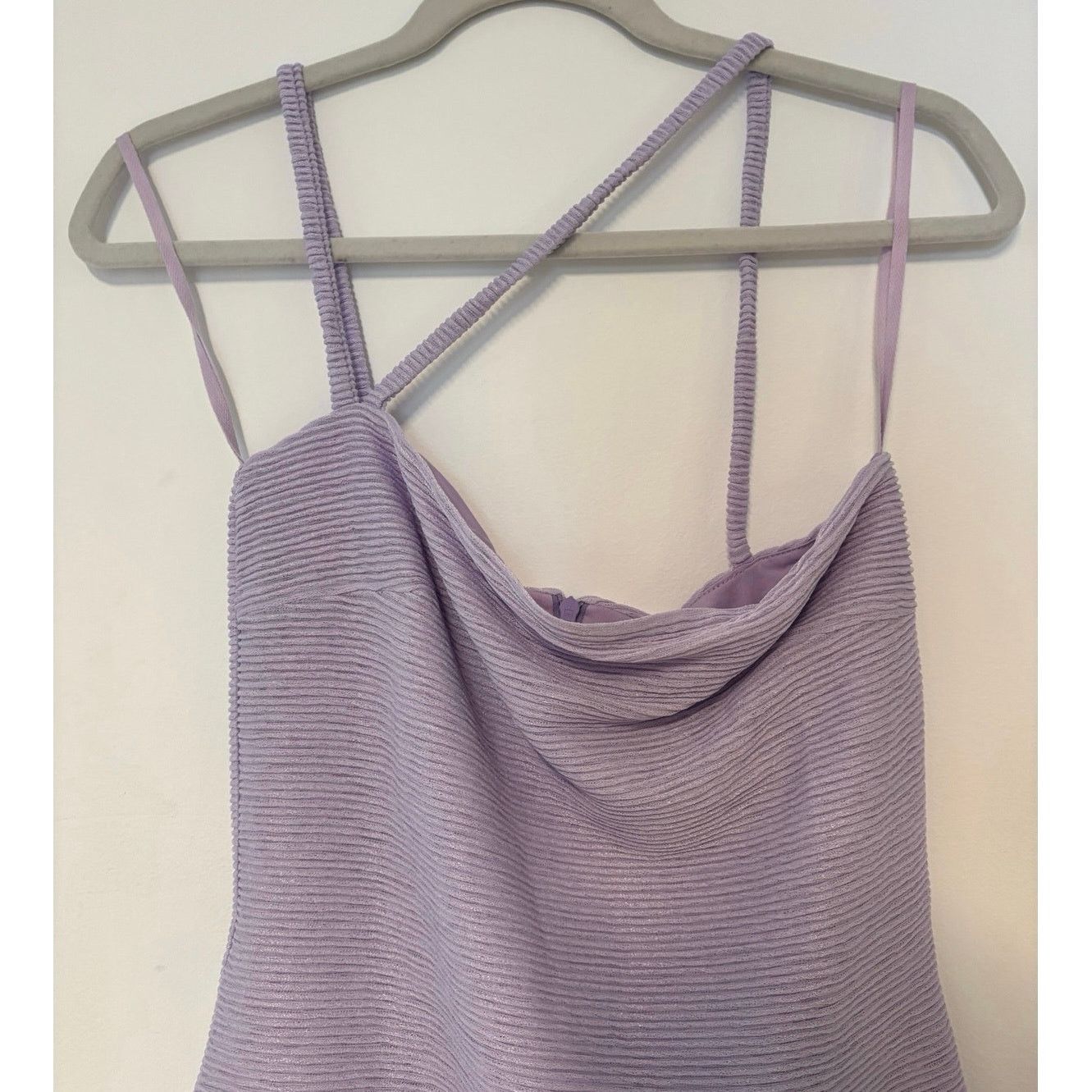 REVOLVE NWT RUMER Penelope Rib Body-con Minidress Lilac Size Large Size L / US 10 / IT 46 - 5 Thumbnail