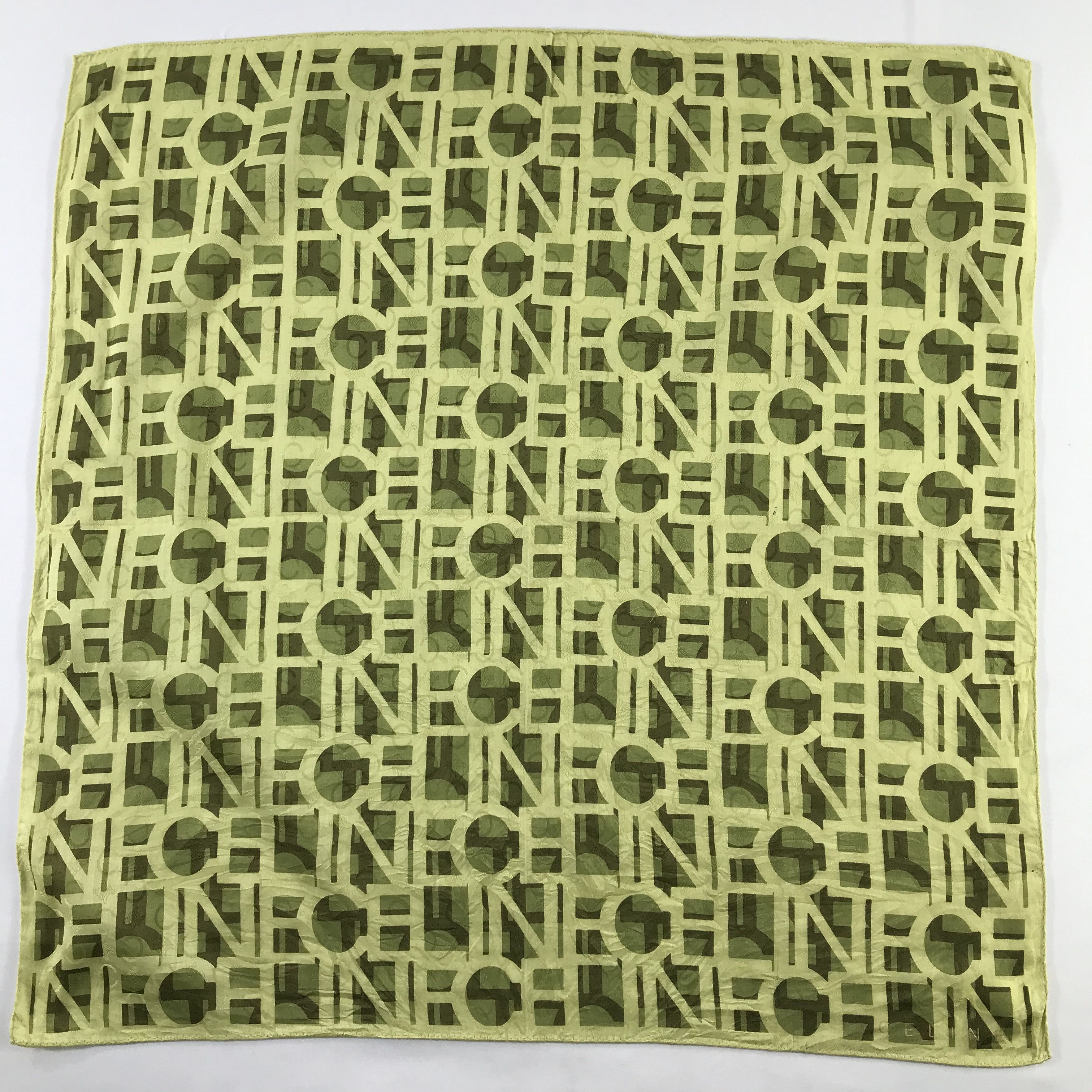 Celine × Vintage Celine Bandana / Handkerchief / Neckerchief - S505 Size ONE SIZE - 1 Thumbnail