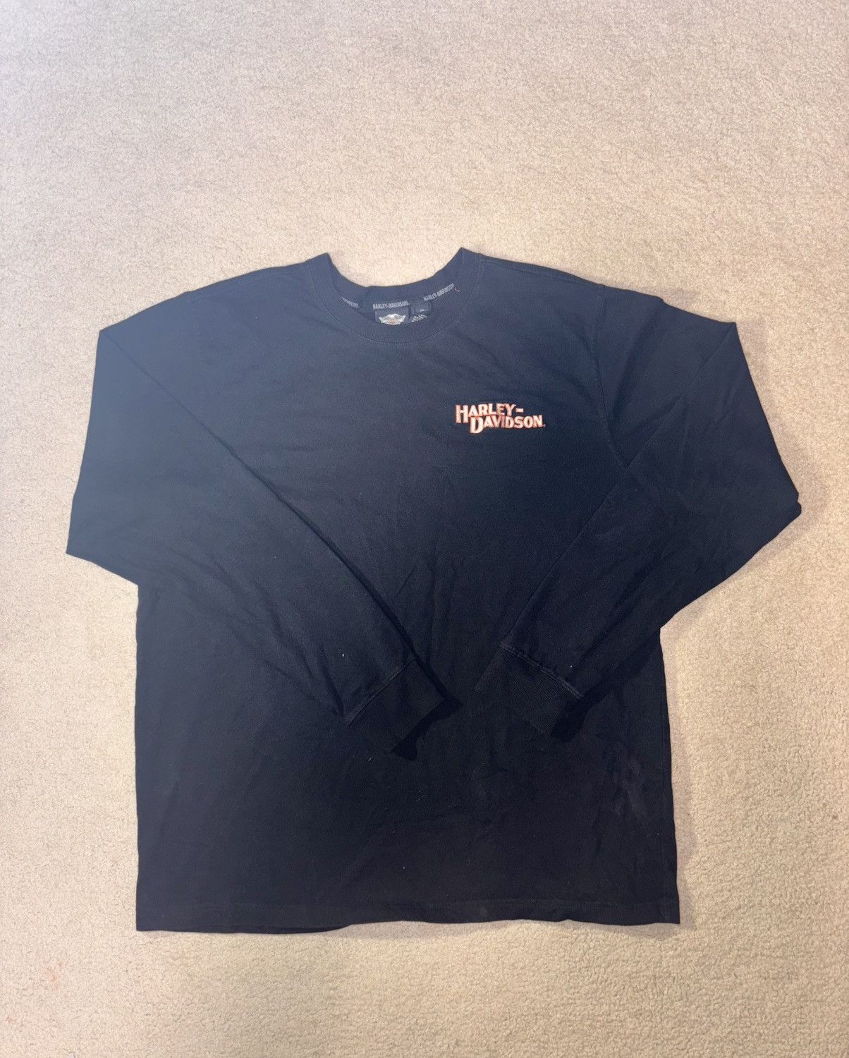 Harley Davidson 90s Harley Davidson Motorcycles Embroidered 2XL Long Sleeve Size US XXL / EU 58 / 5 - 2 Thumbnail