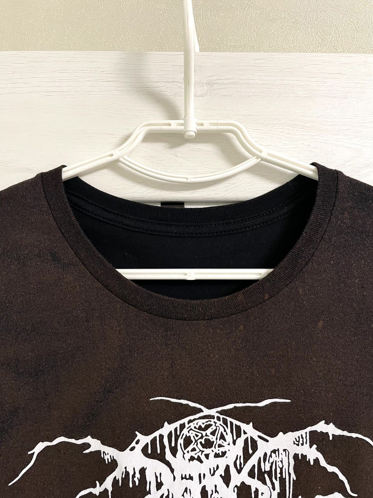 Band Tees Darkthrone Transilvanian Hunger Bleached T-Shirt Vintage Size US XL / EU 56 / 4 - 4 Thumbnail