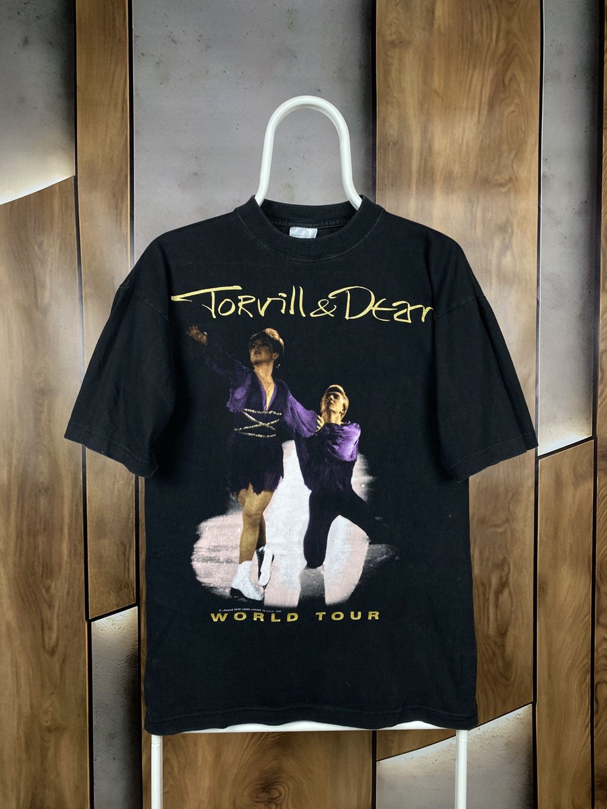 Vintage 💋Vintage 1995 Torvill Dean The Music World Tour Tee💋 Size US M / EU 48-50 / 2 - 1 Thumbnail