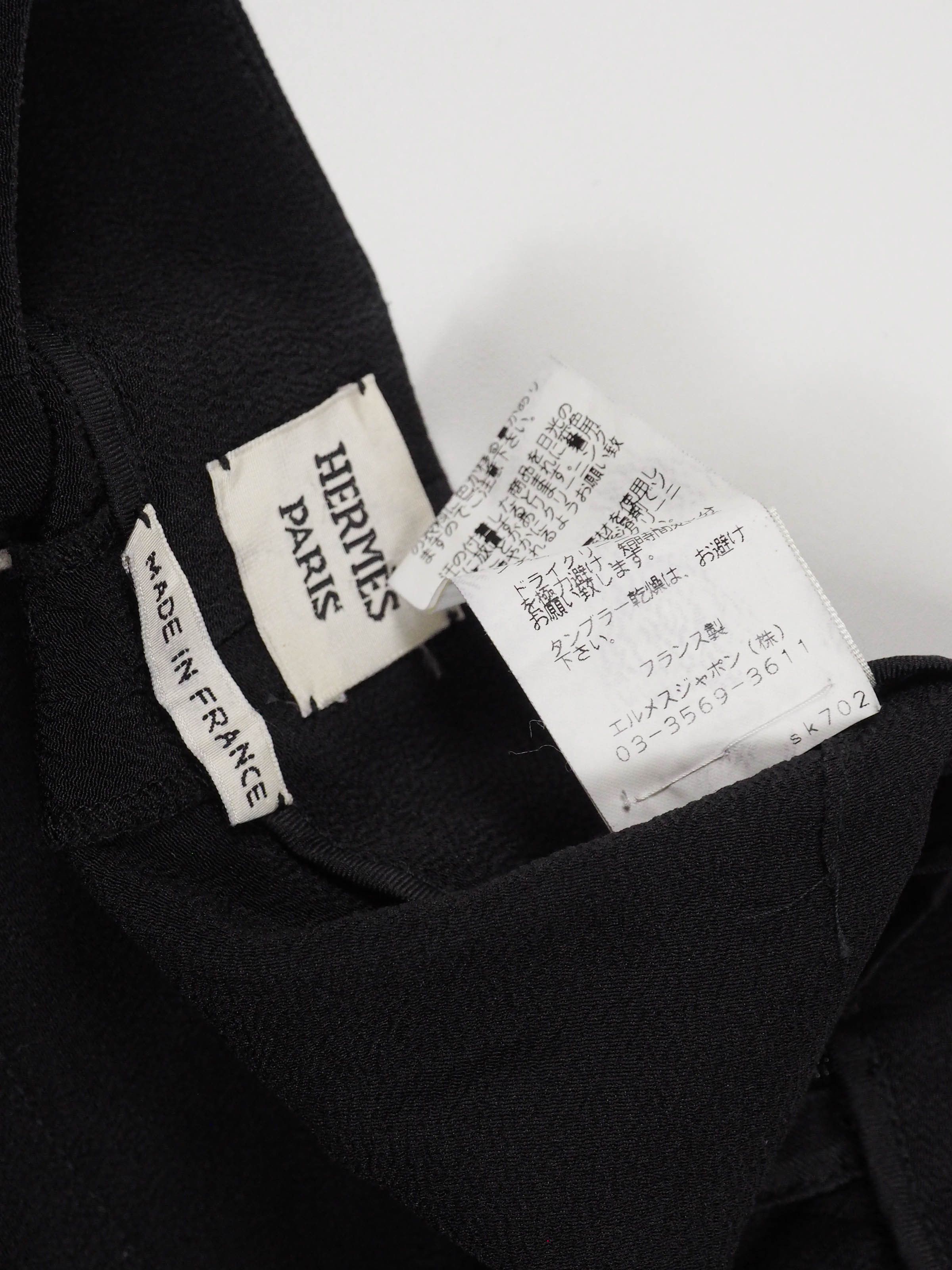 Hermes Hermès Side Stripe Wide Trousers Size 27" / US 4 / IT 40 - 4 Thumbnail