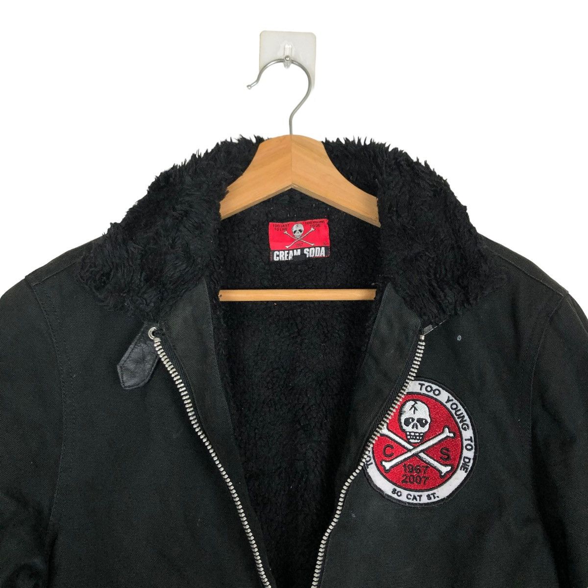 Japanese Brand 💥Punk Design Bondage Cream Soda Racer Jacket Big Logo Size US M / EU 48-50 / 2 - 6 Thumbnail