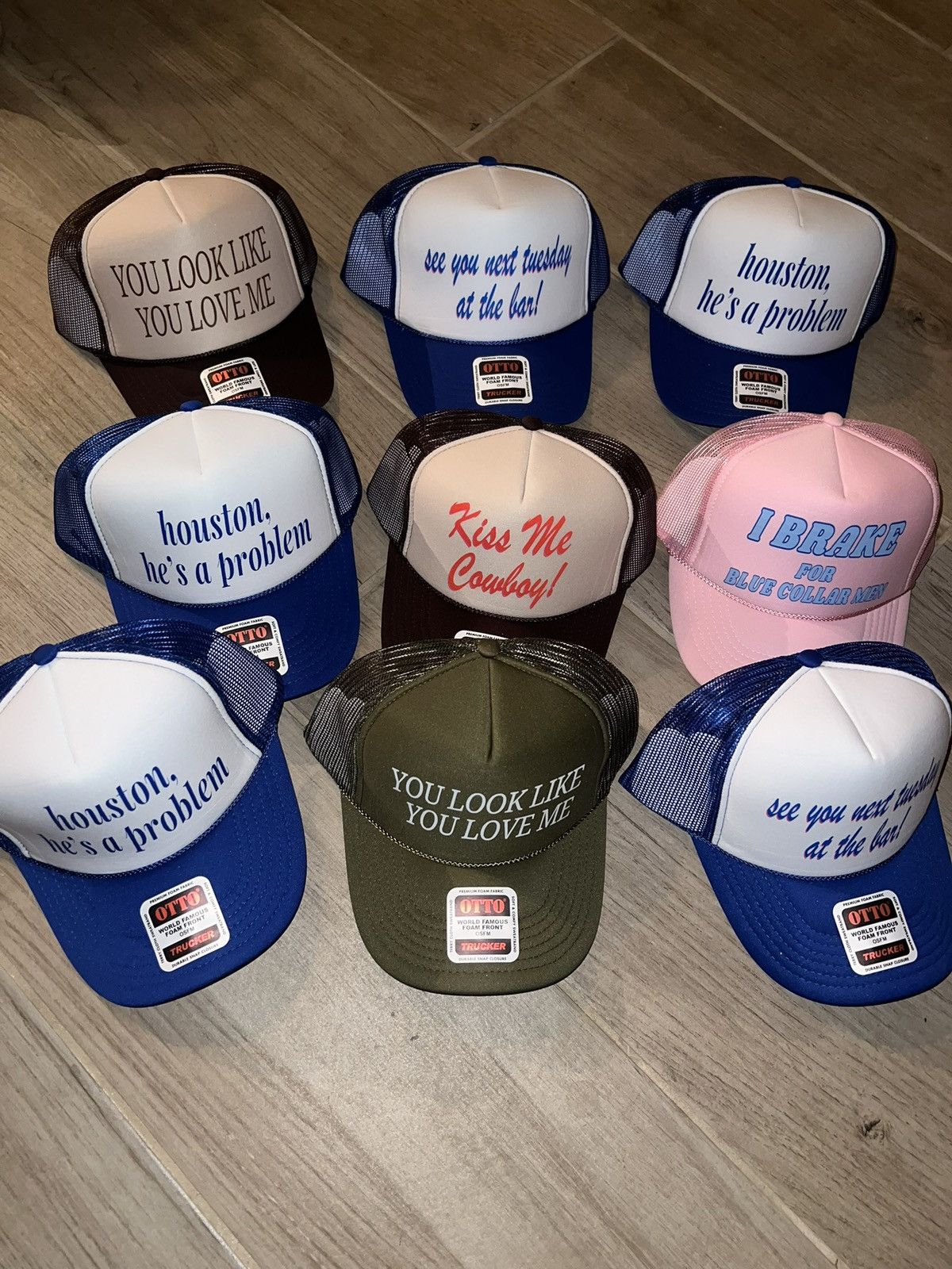 Otto Megan Moroney Houston am I problem trucker hat Size ONE SIZE - 2 Thumbnail