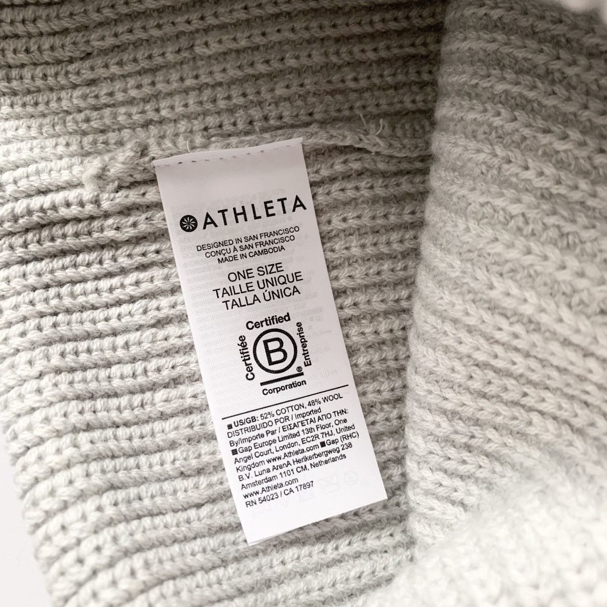 Athleta Athleta wool cotton thick knit beanie Size ONE SIZE - 3 Thumbnail