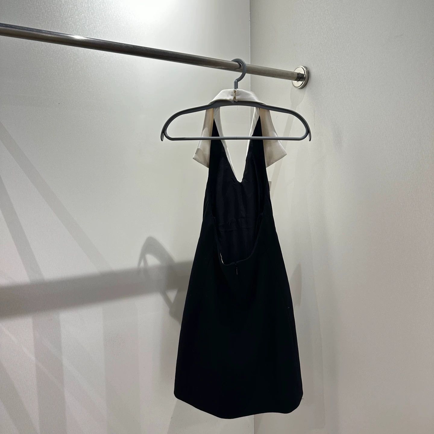Saint Laurent Paris SaintLaurent Bow Halter Backless Wool Dress apr726 F36 Size XS / US 0-2 / IT 36-38 - 2 Thumbnail