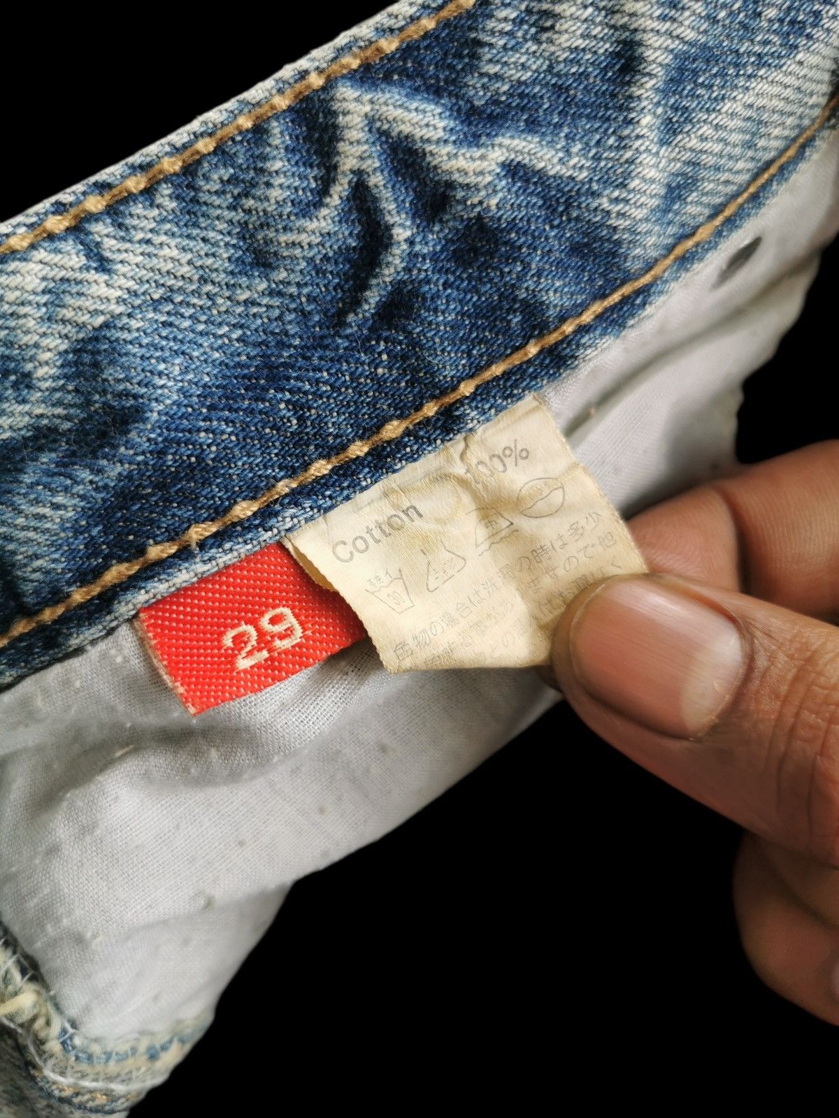 Tornado Mart Africa Taro Jeans Flared Clawmark Whiskering Style Tornado Size US 30 / EU 46 - 9 Thumbnail