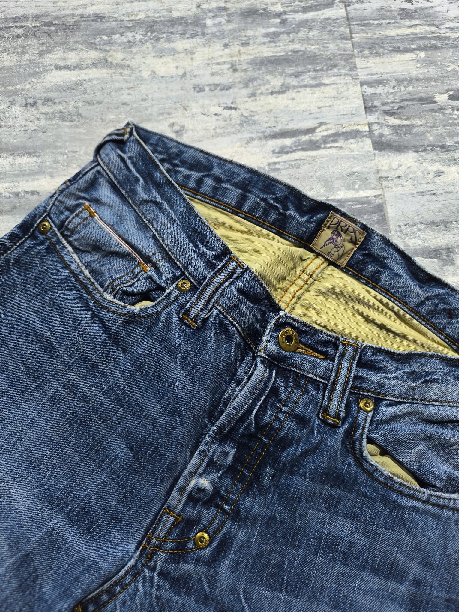 Hysteric Glamour vintage trashed distressed prps selvedge denim jeans Size US 30 / EU 46 - 7 Thumbnail
