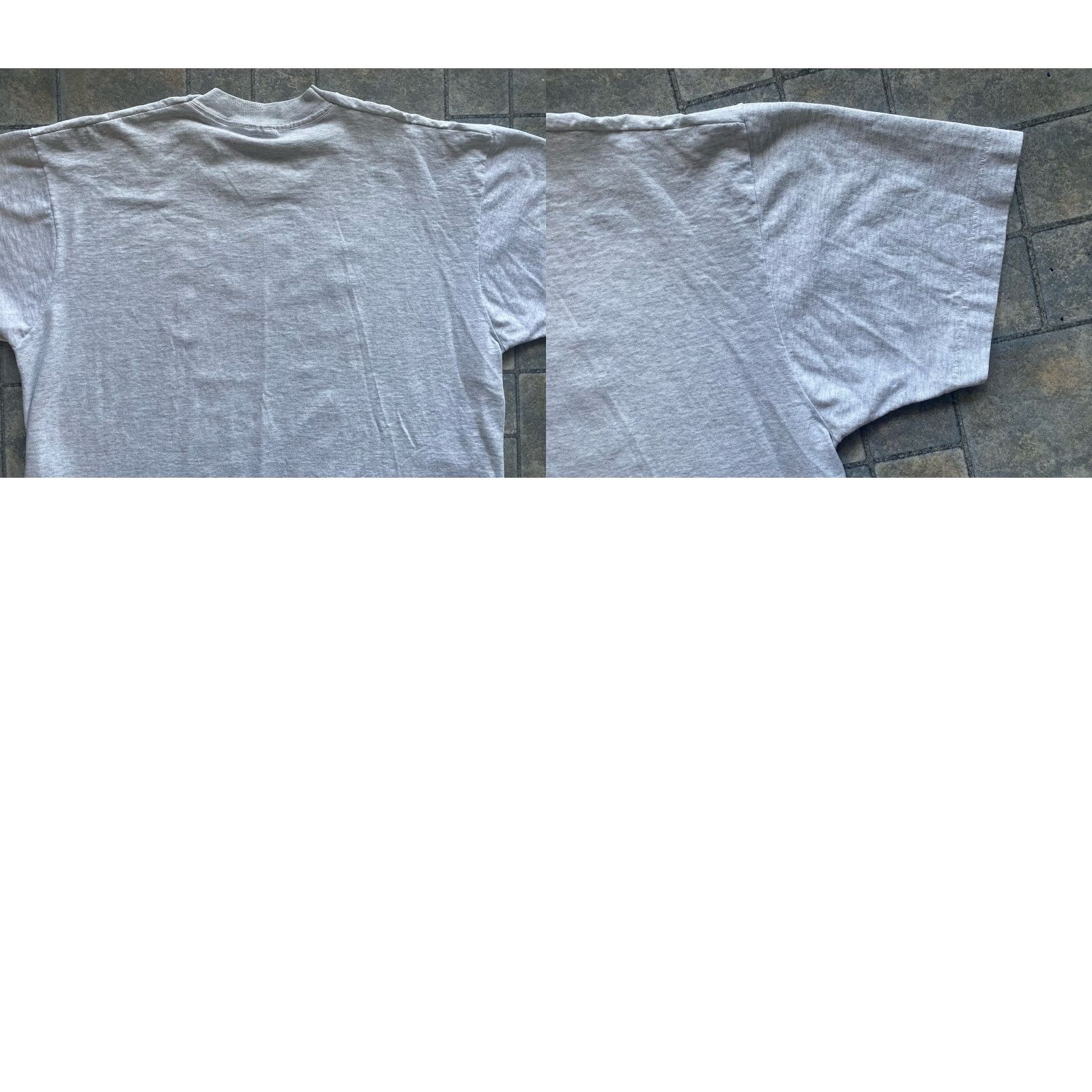 Vintage VINTAGE Screen Stars T-Shirt Mens XL Navy Gray 90s Military Single Stitch Made In USA Size US XL / EU 56 / 4 - 10 Thumbnail