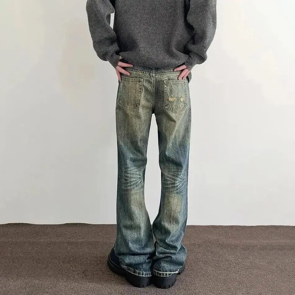 Japanese Brand Y2k Vintage Blue Distressed Casual Fashion Jeans Size US 32 / EU 48 - 3 Thumbnail