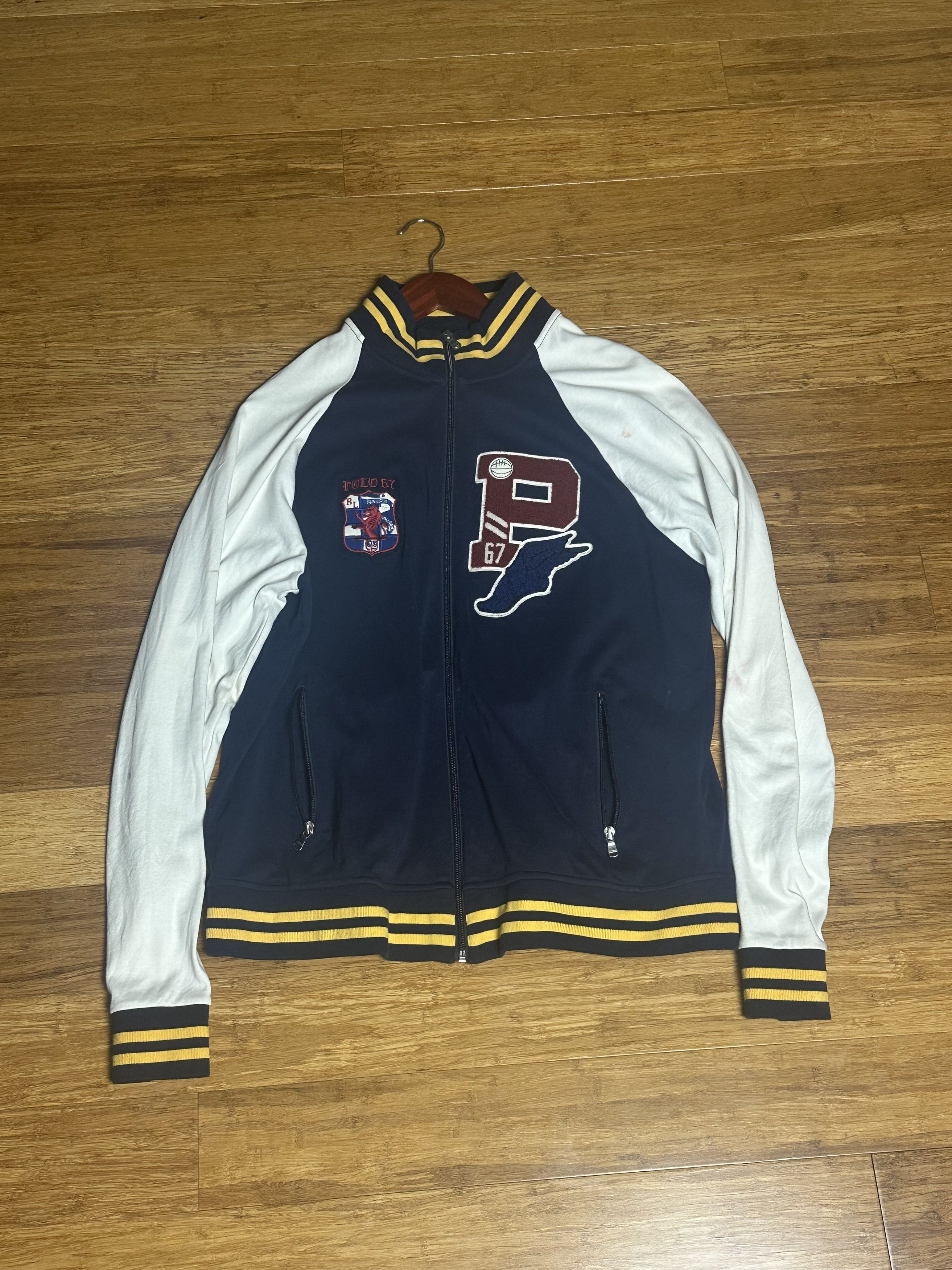 Polo Ralph Lauren Polo Ralph Lauren Varsity Track Jacket Size US L / EU 52-54 / 3 - 1 Thumbnail