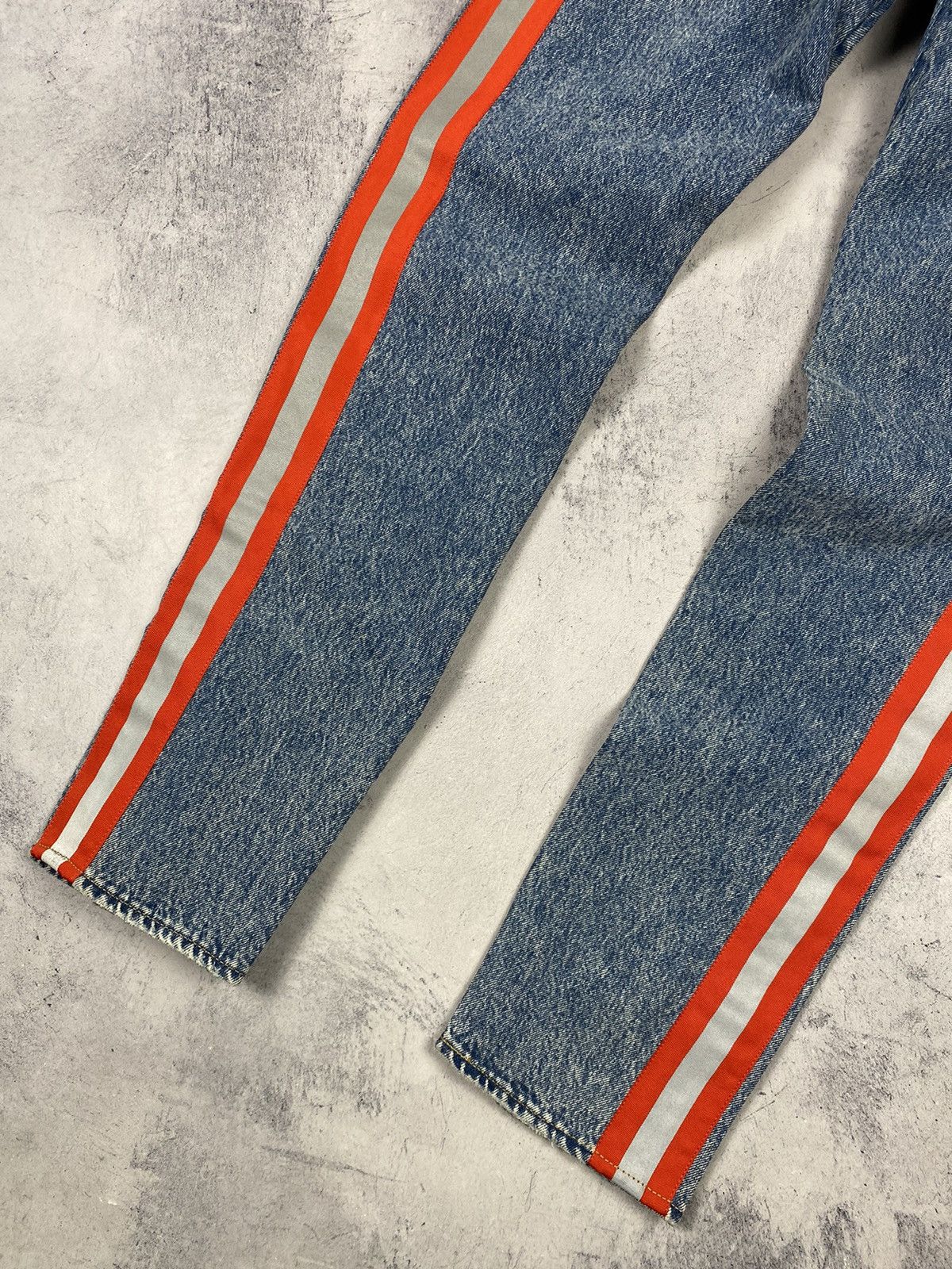 Designer × Levi's Levis 512 Premium San Francisco Reflective Wash Denim Jeans Size US 33 - 4 Thumbnail