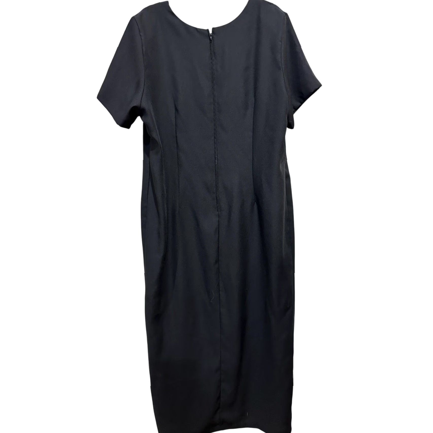 Vintage VINTAGE Veronica Black Beaded Dress 3XL Slim Sheath Evening Cocktail Party/Cocktail Mens Womens Girls? Size XXL / US 16-18 / IT 52-54 - 5 Thumbnail