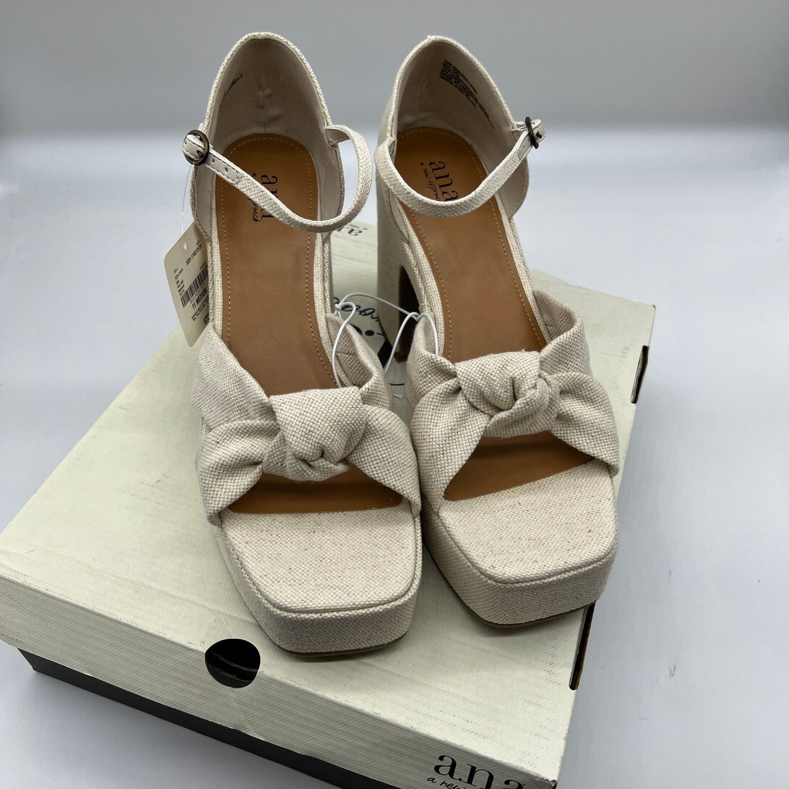 Other Women Block Shoes Platform Flat Wedge Casual Open Toe Size US 11 / IT 41 - 3 Thumbnail