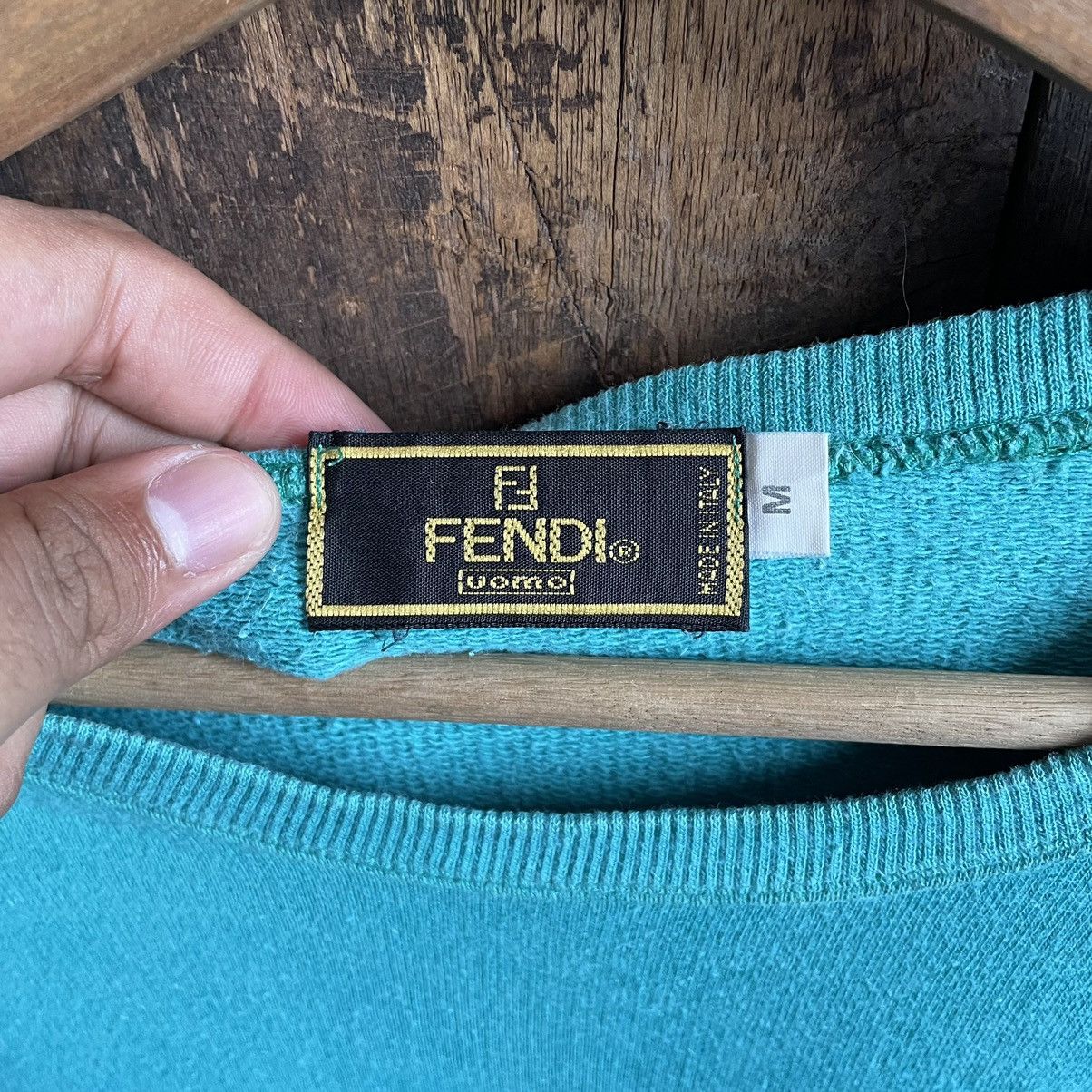 Fendi × Vintage Vintage Fendi Embroidered Logo Crewneck Size US M / EU 48-50 / 2 - 4 Thumbnail