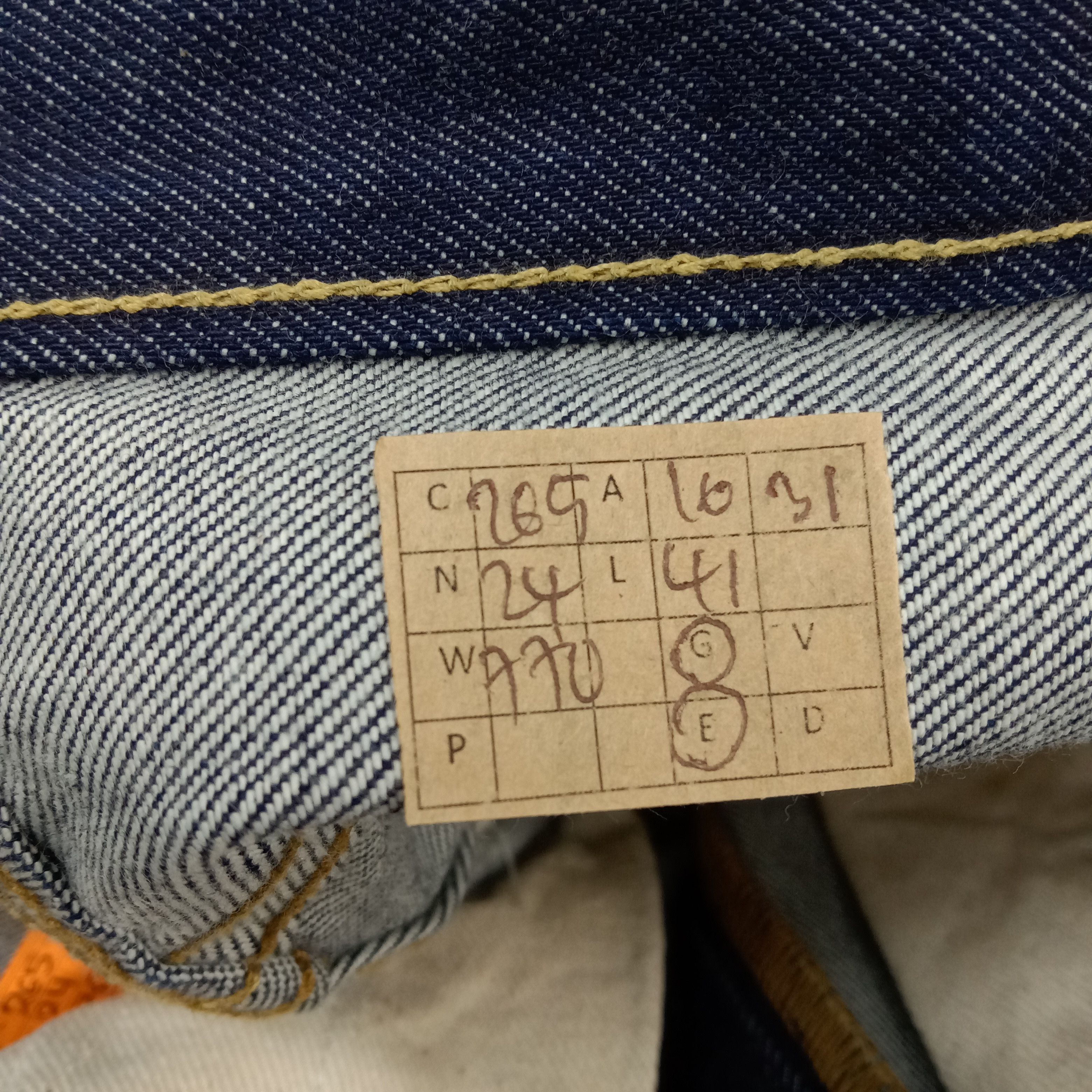 Evisu Evisu Selvedge Japanese Daicock Custom Denim Jeans C265N24 Size US 32 / EU 48 - 18 Thumbnail
