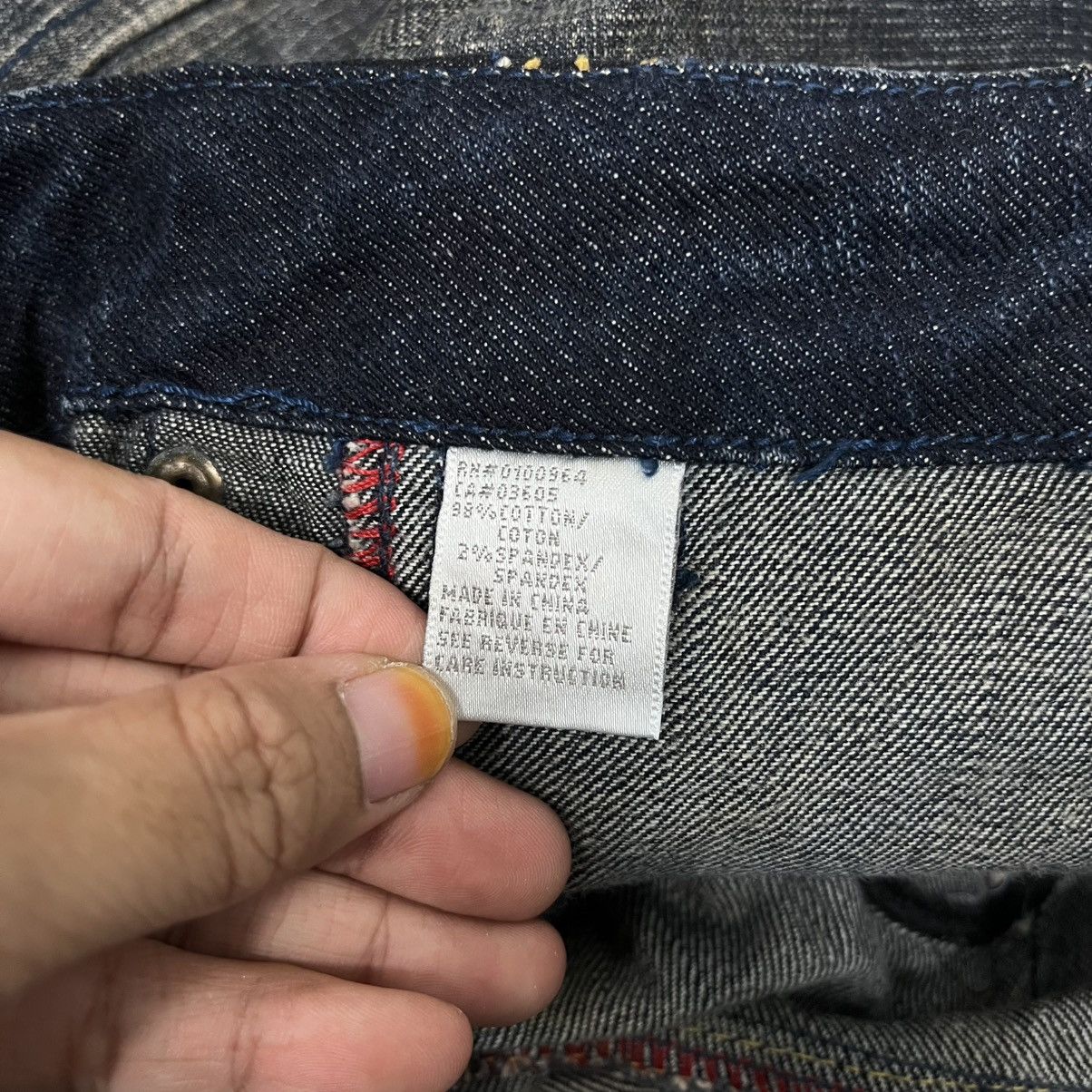 Japanese Brand Vintage Akdmks Tactical Rare Design Flare Denim Jeans Size 29" - 19 Thumbnail