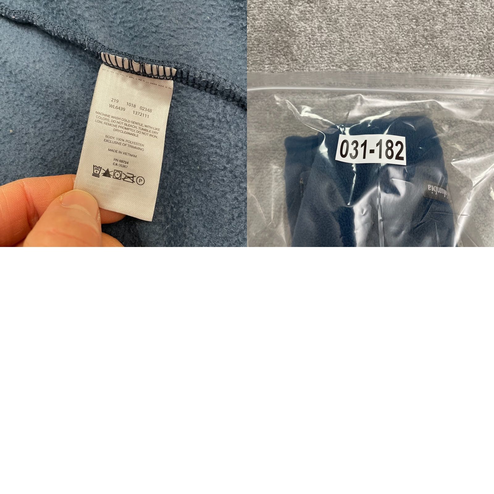 Vintage Columbia Jacket Womens XL Blue Benton Springs Fleece Full Zip Pockets Hiking Size XL / US 12-14 / IT 48-50 - 9 Thumbnail