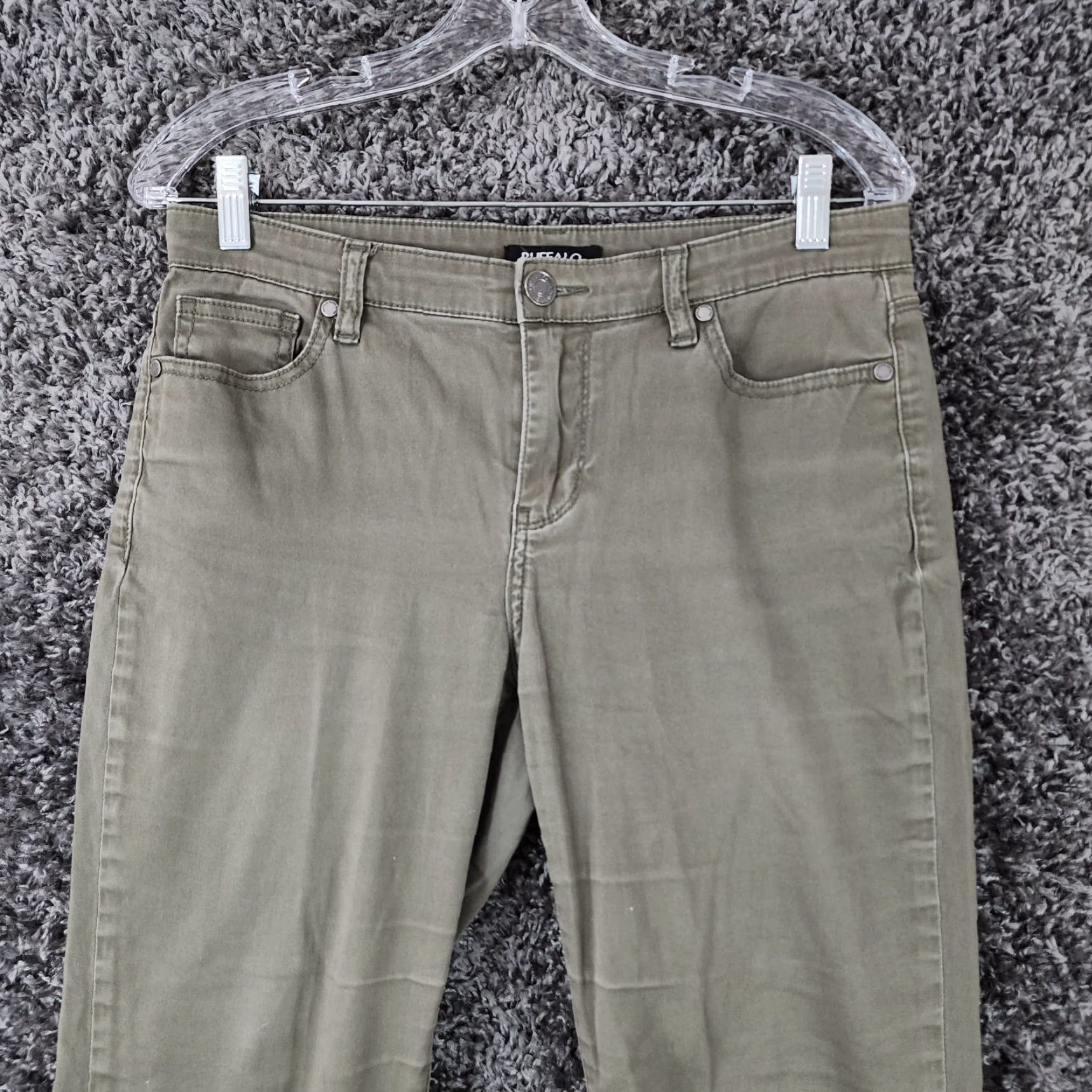 Buffalo David Bitton Buffalo David Bitton Jeans' Jeans Jeggings | Green Mid Rise Women's Size 6, 30" W x 26.5" Inseam Size 28" / US 6 / IT 42 - 2 Thumbnail