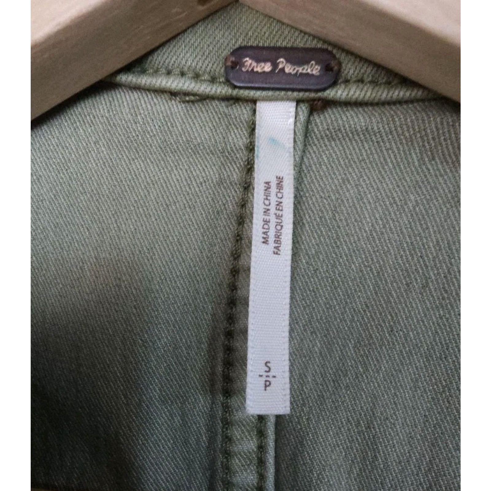 Free People Free People Lennox Denim Utility Jumpsuit Army Green Size S Size 26" / US 2 / IT 38 - 10 Thumbnail